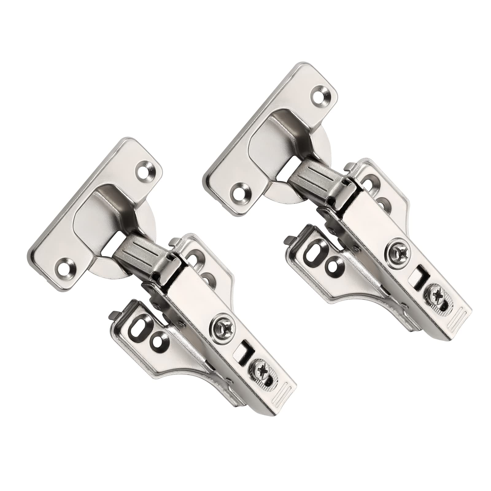 Buy ELEBUILD 4 Pack Overlay Hinges,1/2” Full Overlay Soft Close