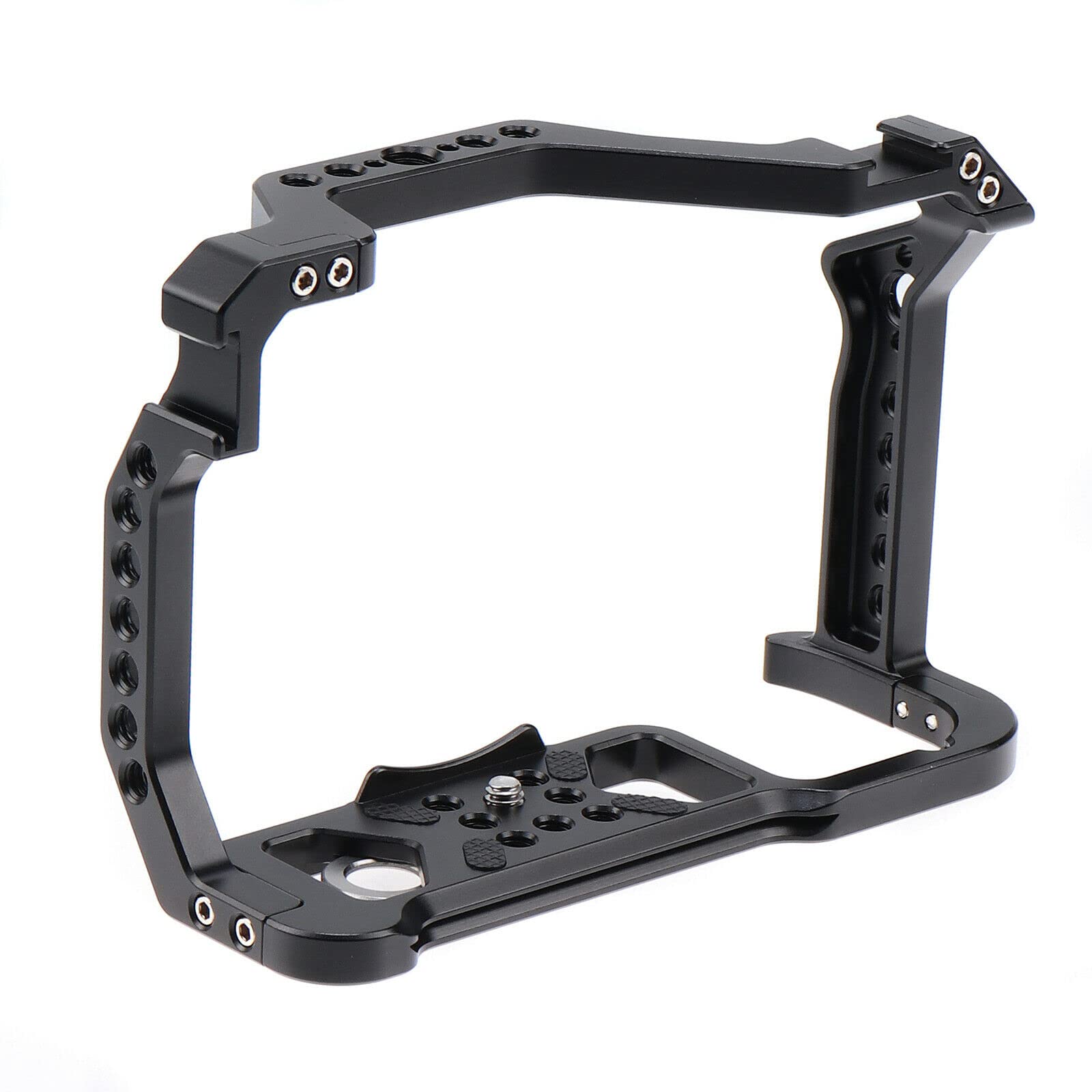 CNC Aluminum DSLR Camera Cage Extension Frame Cold Shoe for Canon R5 R6 R5C DSLR Camera