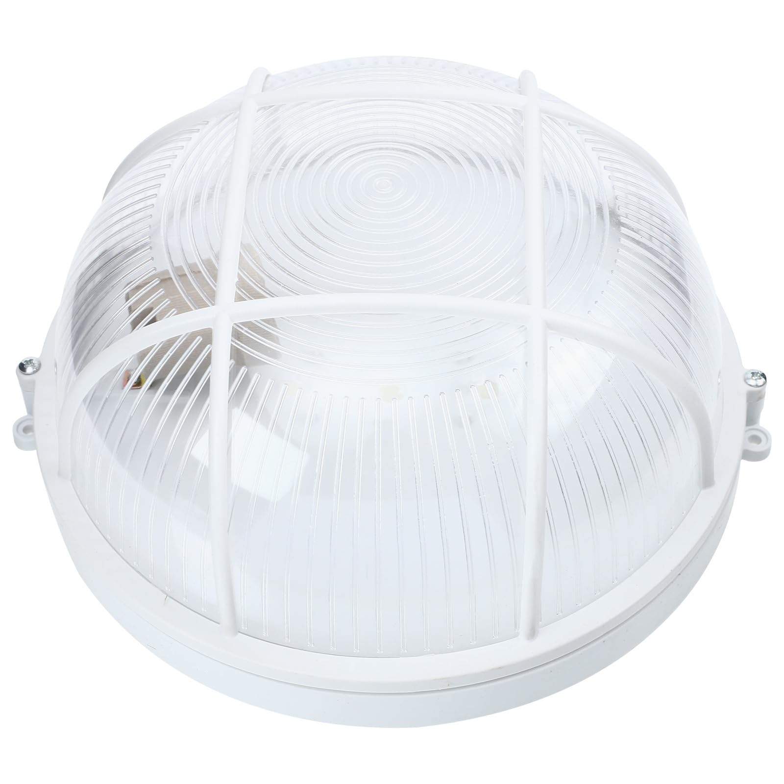 Industrial Style LED Ceiling Light Fixture Simple Abs Material Indoor Flush Mount Lamp for Bathroom Hallway Kitchen Office