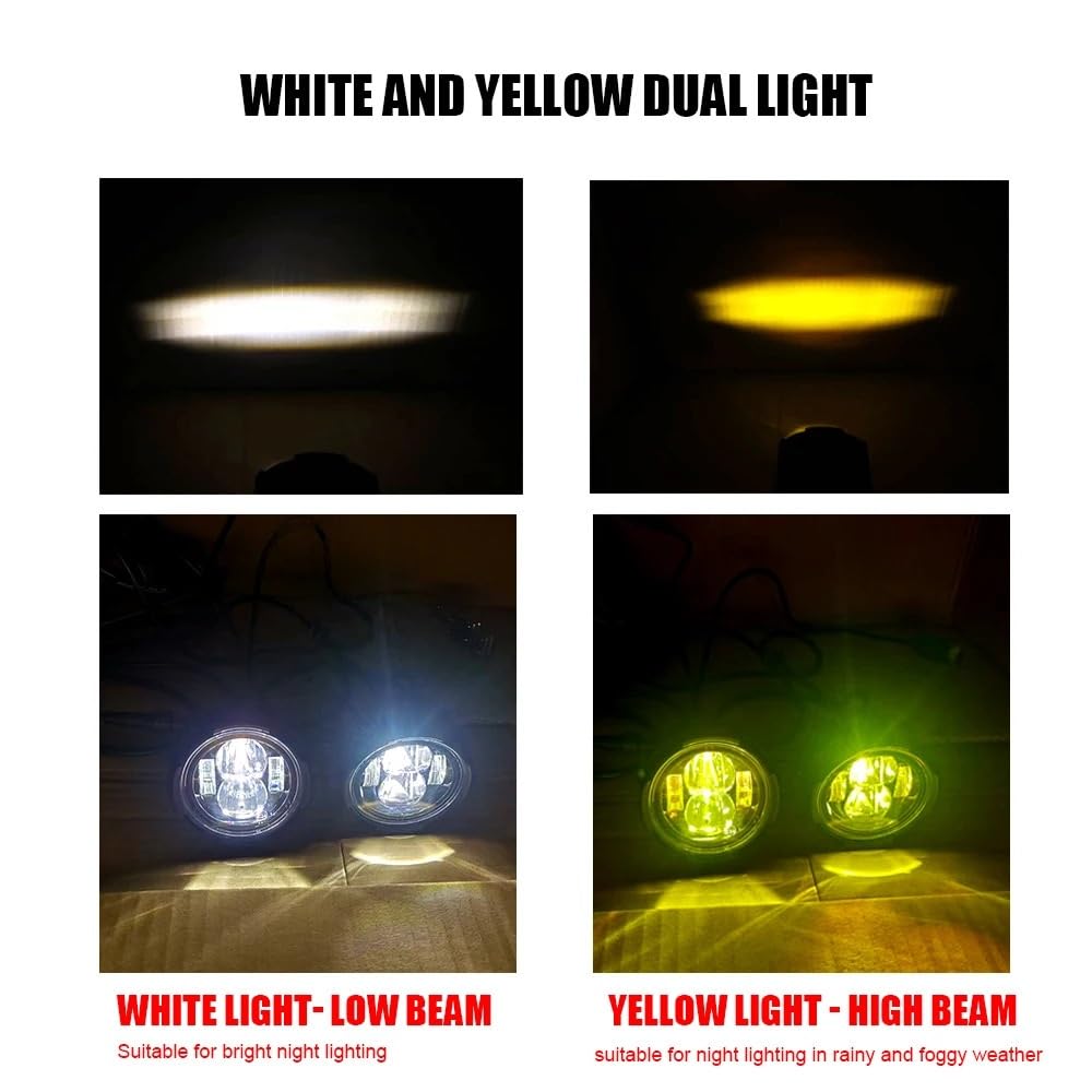 Reflektor Przedni reflektor Reflektor motocyklowy Światła przeciwmgielne Led Światło drogowe Reflektor Reflektor Dwukolorowy Flasher Farol Lampa Para 100W