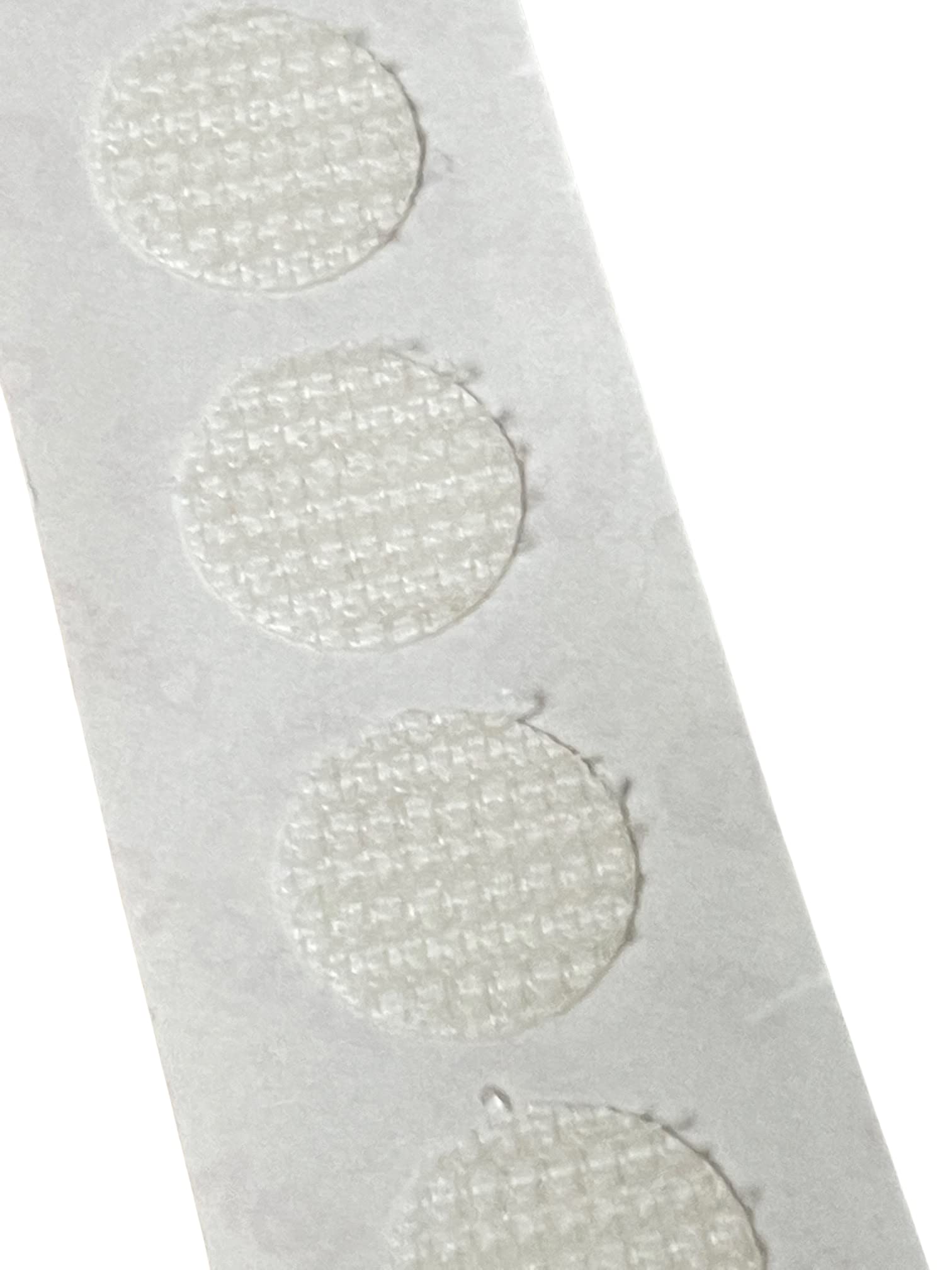 Velcro® Monedas adhesivas blancas de marca de 22 mm, almohadillas adhesivas de doble cara, monedas adhesivas, puntos adhesivos fuertes (gancho, 1000 monedas (rollo completo)