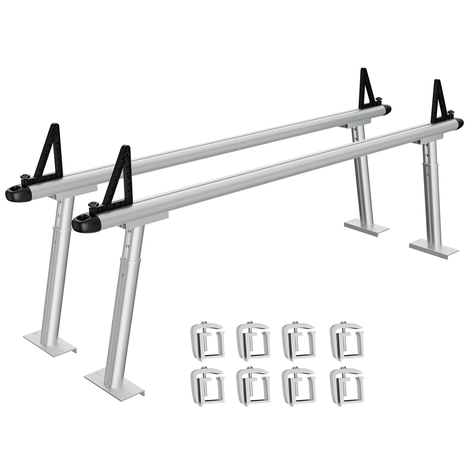 Garvee Barres de Toit pour Pick-up, Réglables 90-180,3cm, Capacité 363 kg