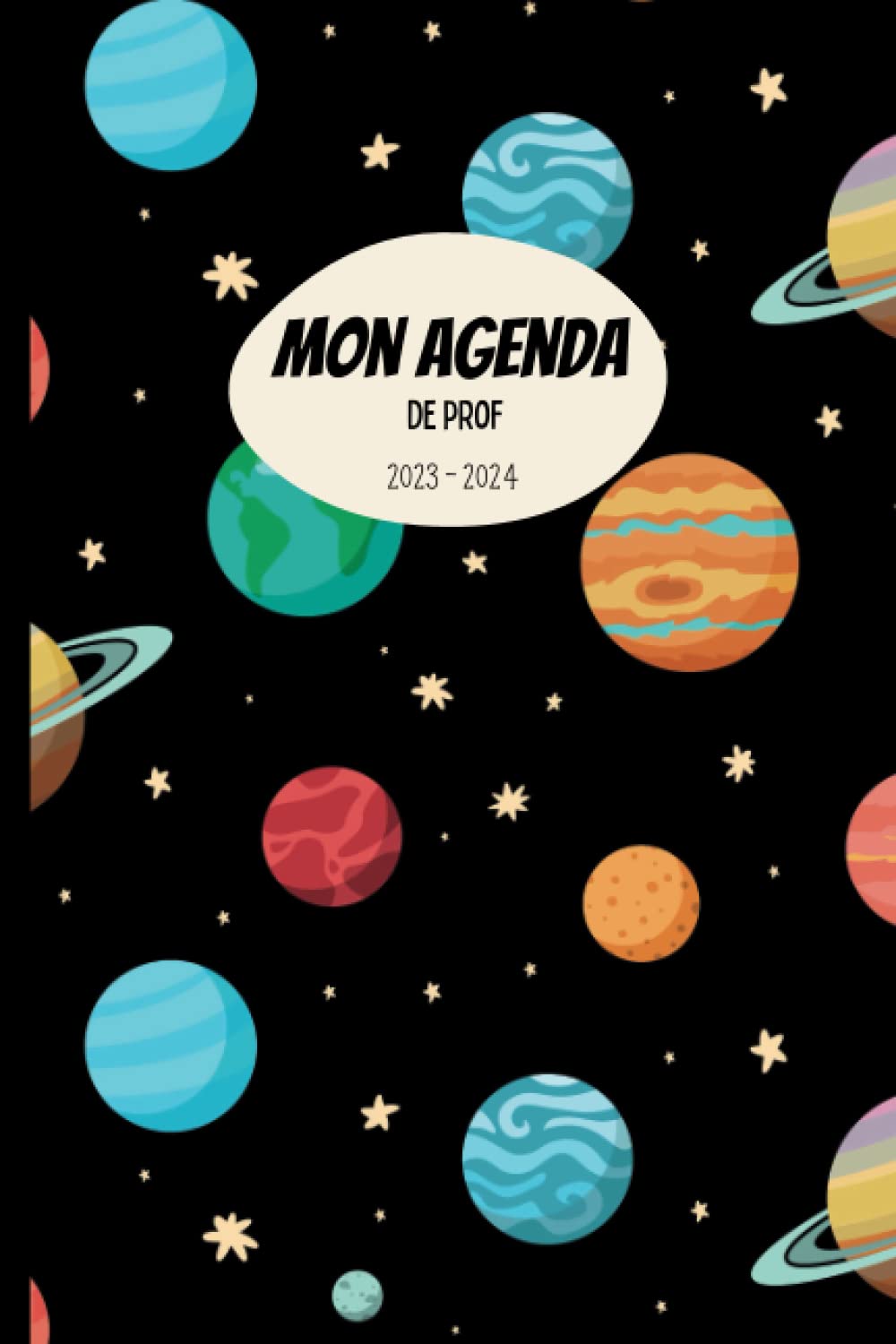 Mon agenda de prof: 2023/2024 - Zone B - Petit format