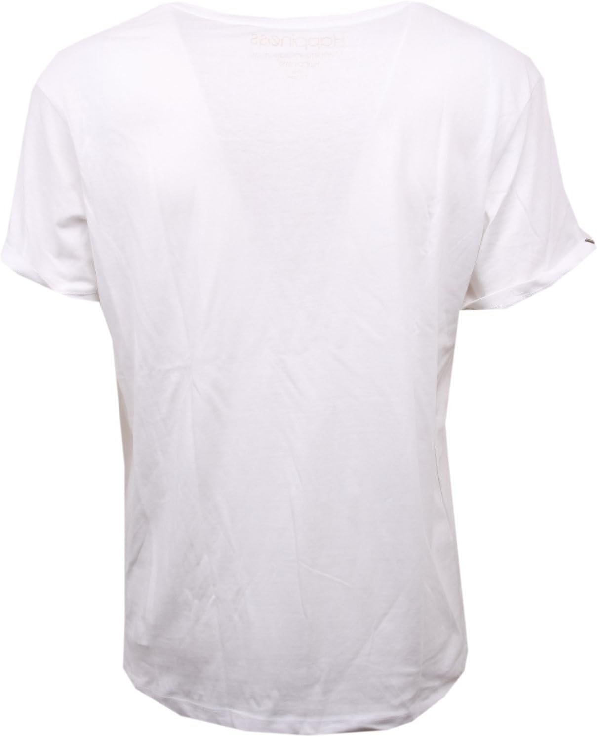 C0910 maglia uomo HAPPINESS vintage bianco multicolor t-shirt