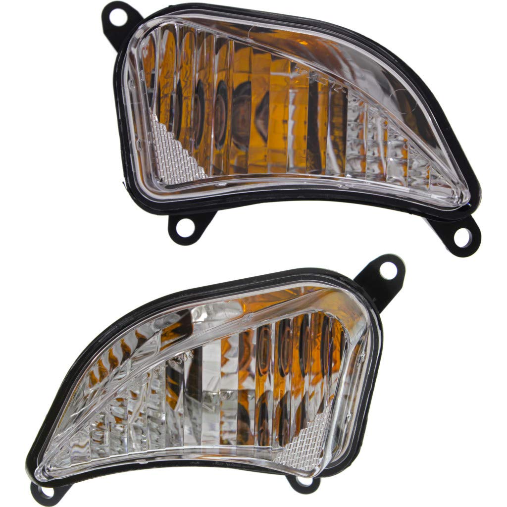 For 2013-2015 Toyota Avalon Pair Driver and Passenger Side Turn Signal Light CAPA Certified w/Bulbs Included TO2530151 TO2531151 - Replaces 81520-