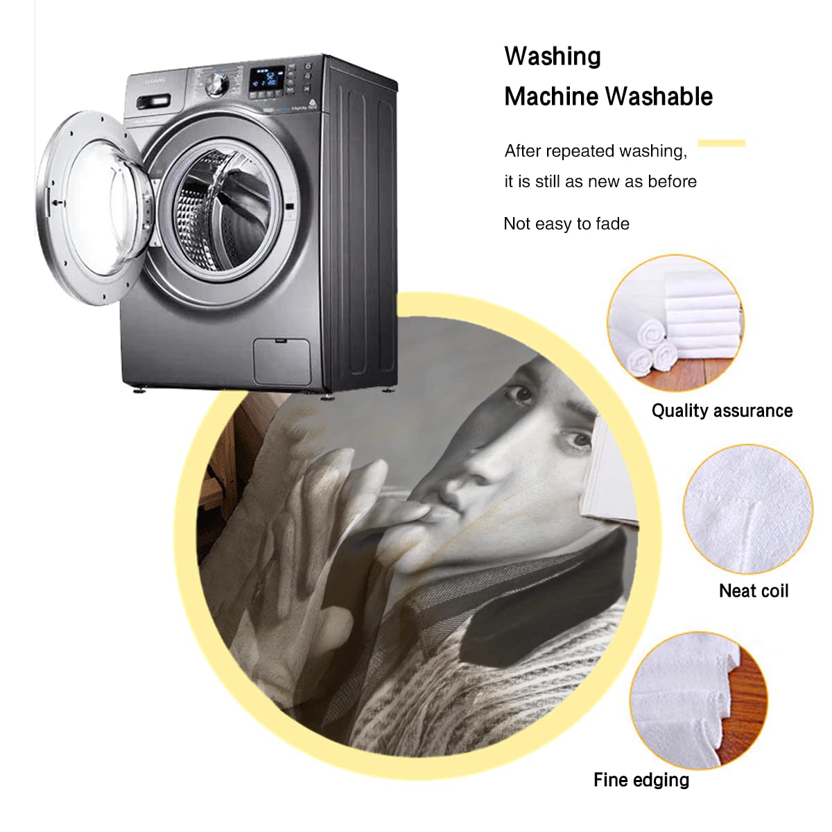Amazon｜Hzong 毛布 フランネル エルヴィス エルビス・プレスリー