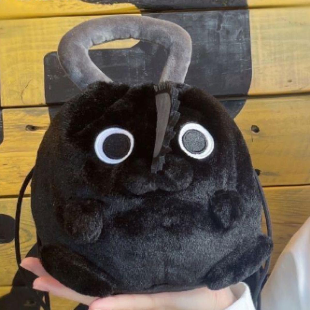 ブラックポチタ　ぬいぐるみ チェンソーマン　ロフト ブラックポチタ ぬいぐるみ チェンソーマン プラザ ポチタ
