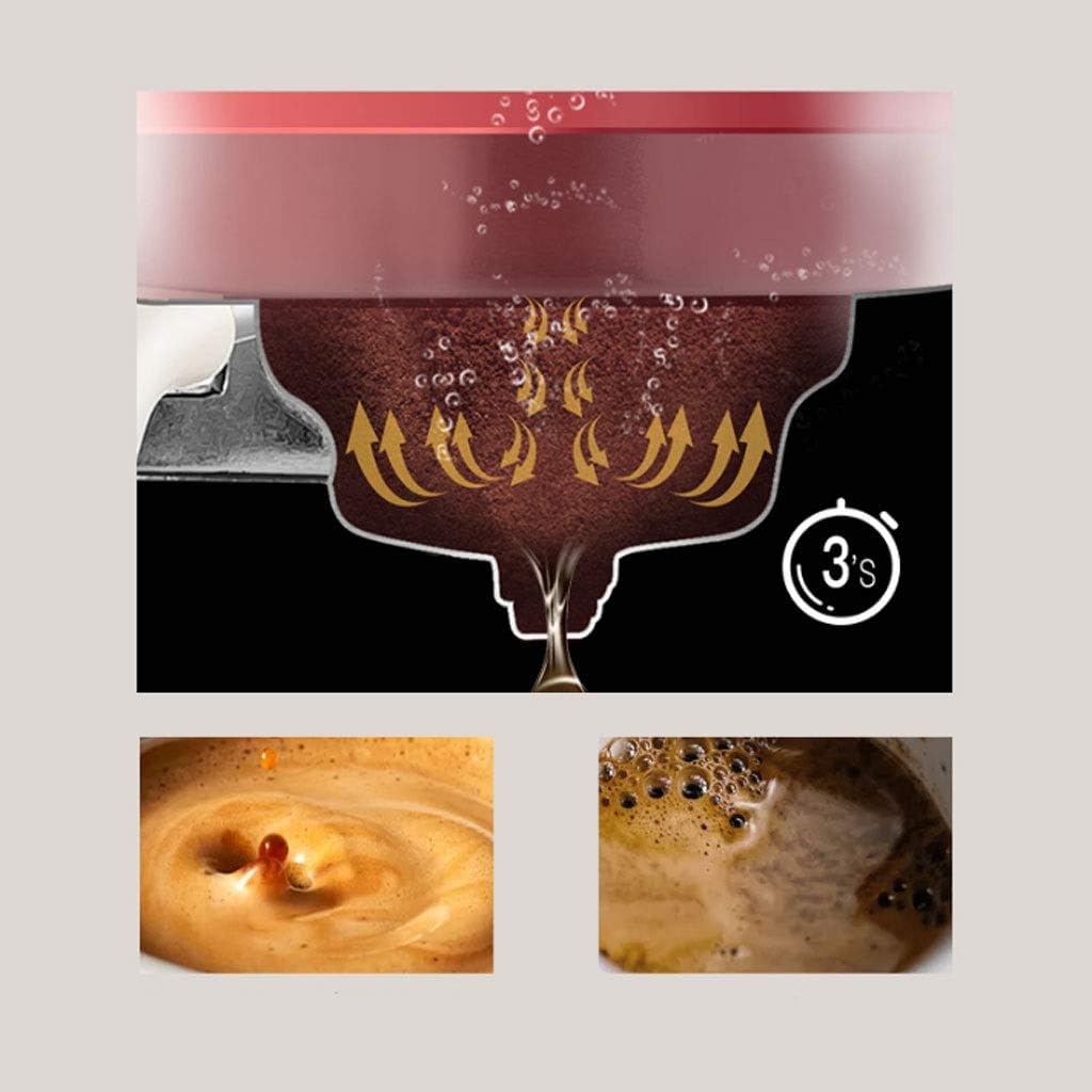 Coffee Machine Pump Espresso Machine Semi-automatic Espresso Coffee Maker Home Coffe Maker Commercial Milk Frother(E)