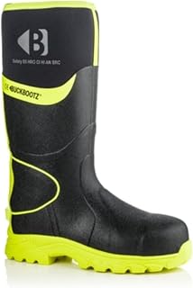 Buckler Buckbootz BBZ8000 Hi-Viz Non-Metallic Ankle Protection Safety Wellington Boots 7-12