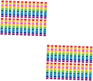 MAGICLULU 1800 Peças Adesivo De Índice Livros Coloridos Divisórias Claras Abas Coloridas Bandeiras De Página Translúcidas Abas Divisórias De Página Para Anotar Livros Abas De Índice Abas De