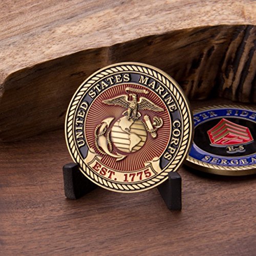Amazon.com: Marine Corps E5 Challenge Coin! USMC SGT Rank