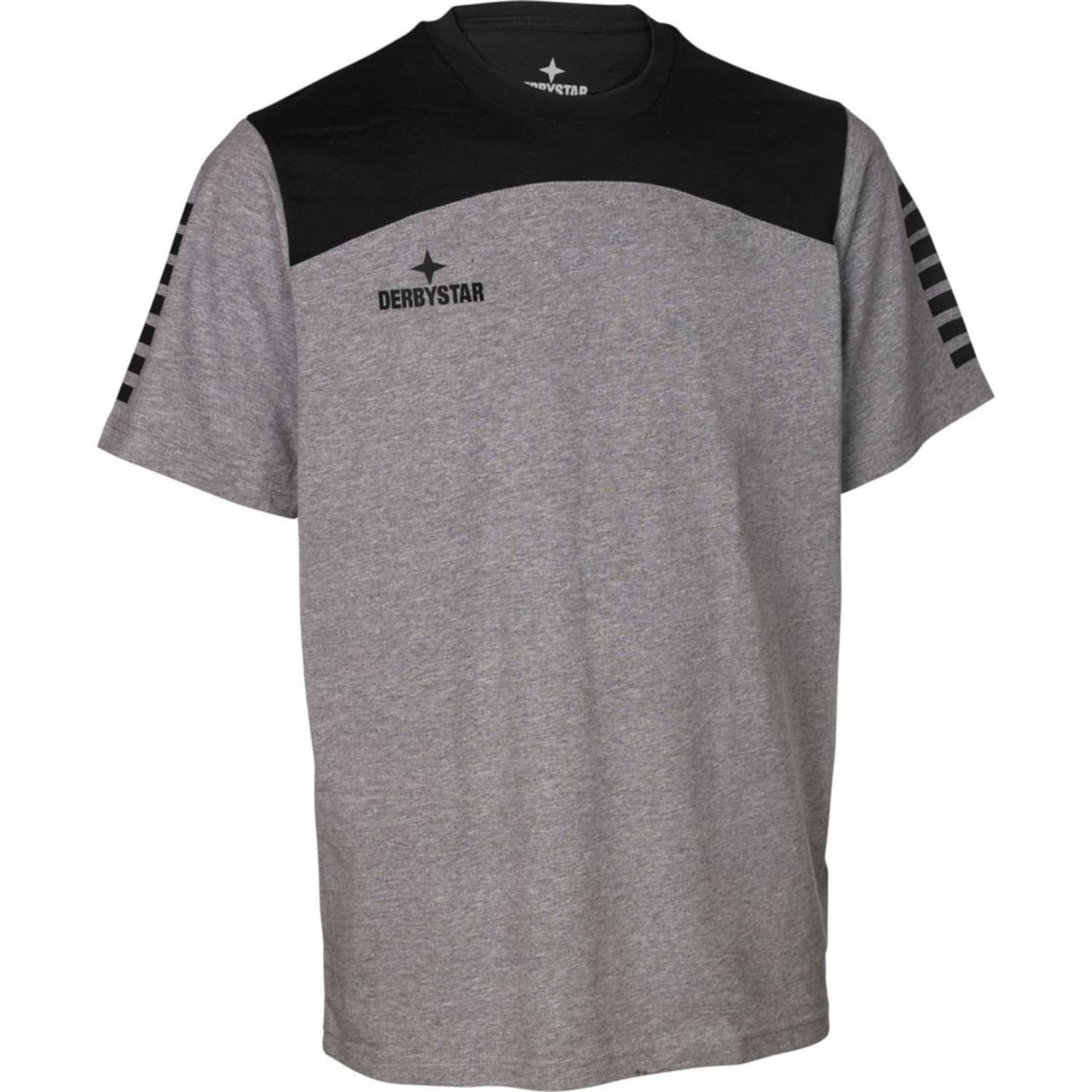 Derbystar Promo T-Shirt Gray Black 3XL