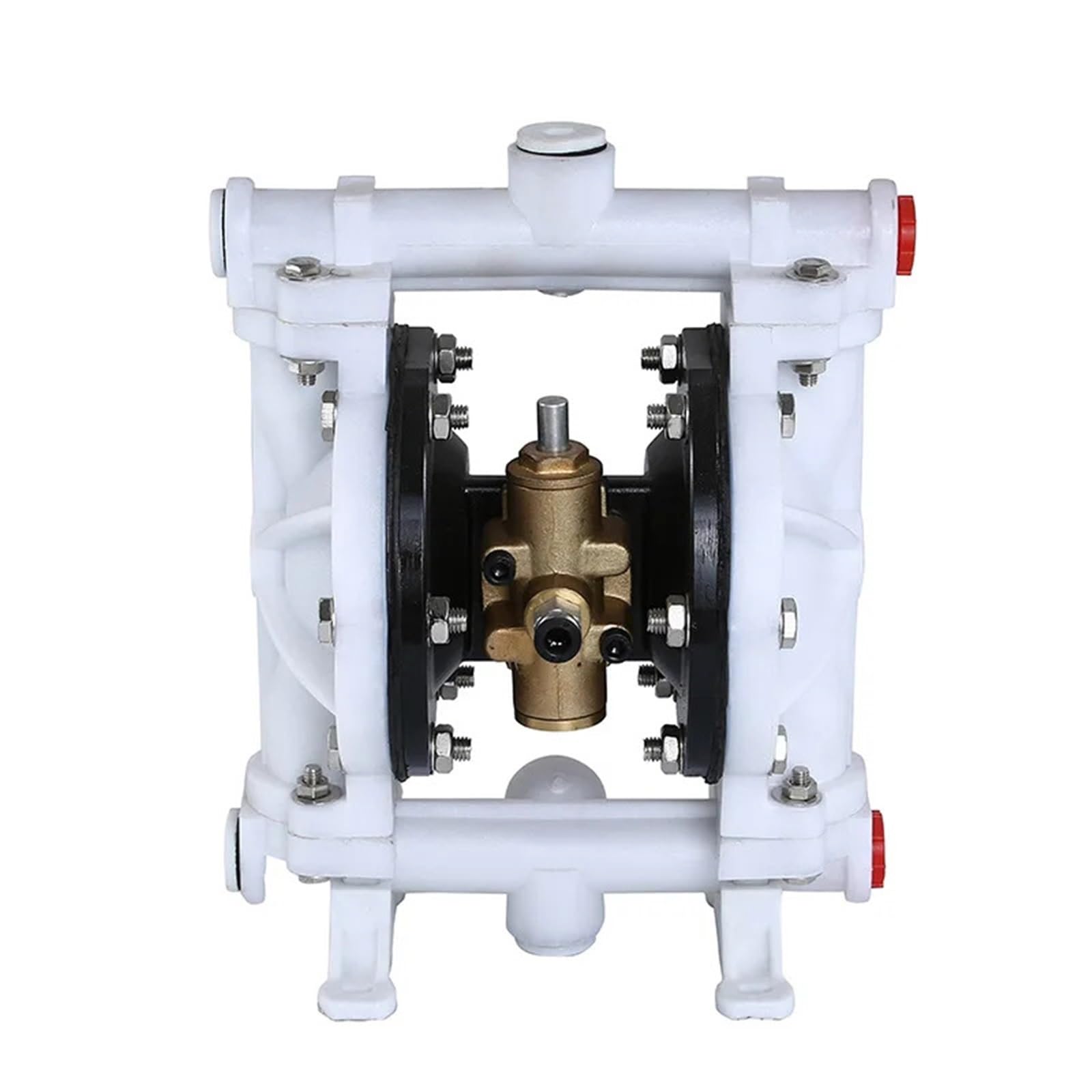Zxzzas One Color Diaphragm Pump, Polypropylene Pp Pump Pneumatic Air Operated Double Diaphragm Circulating Water Booster Pumps 1/2" 20Lpm Qby15