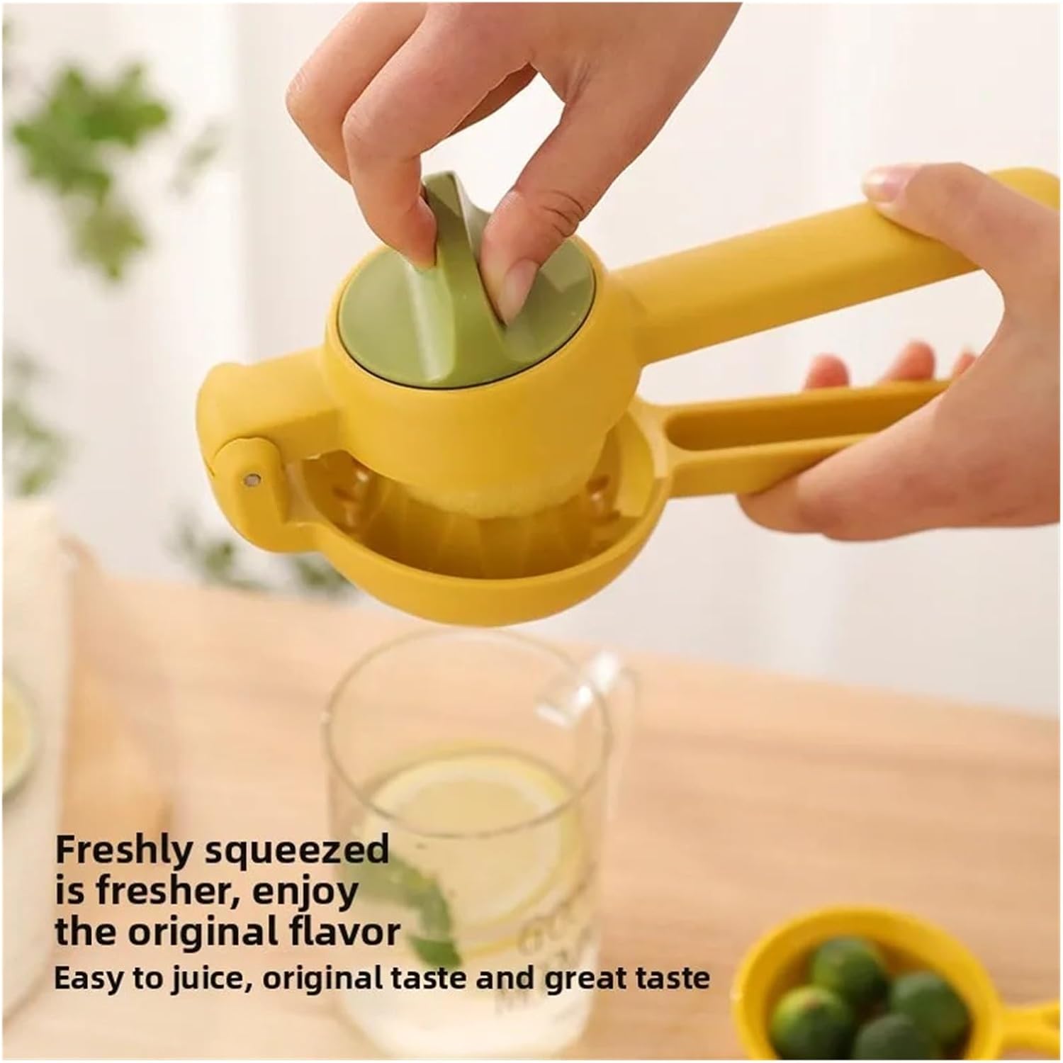 Juicer, Manual squeeze lemon clip juicer fruit orange juice squeezer fresh artifact(Blue)