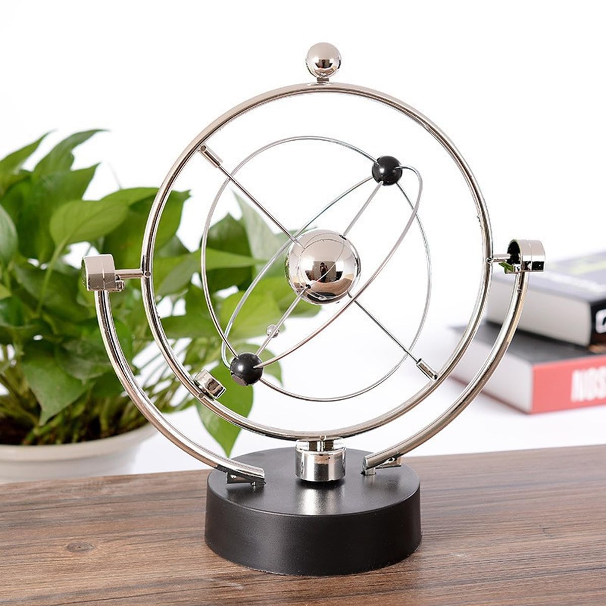 Giroscopio Pendolo di Newton Orbita Celeste Moto Perpetuo Moto Perpetuo Adatto per Orbita di Movimento Decorazione da Tavolo