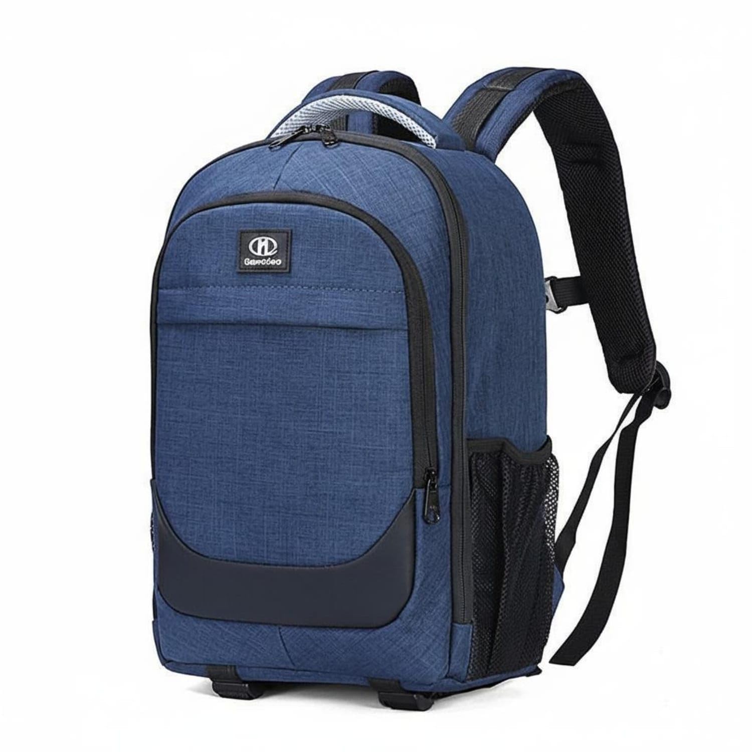 ujeavette Rain Cover Included Padded Camera Backpack Mesh Pockets Camera Backpack, Blue-picture-20