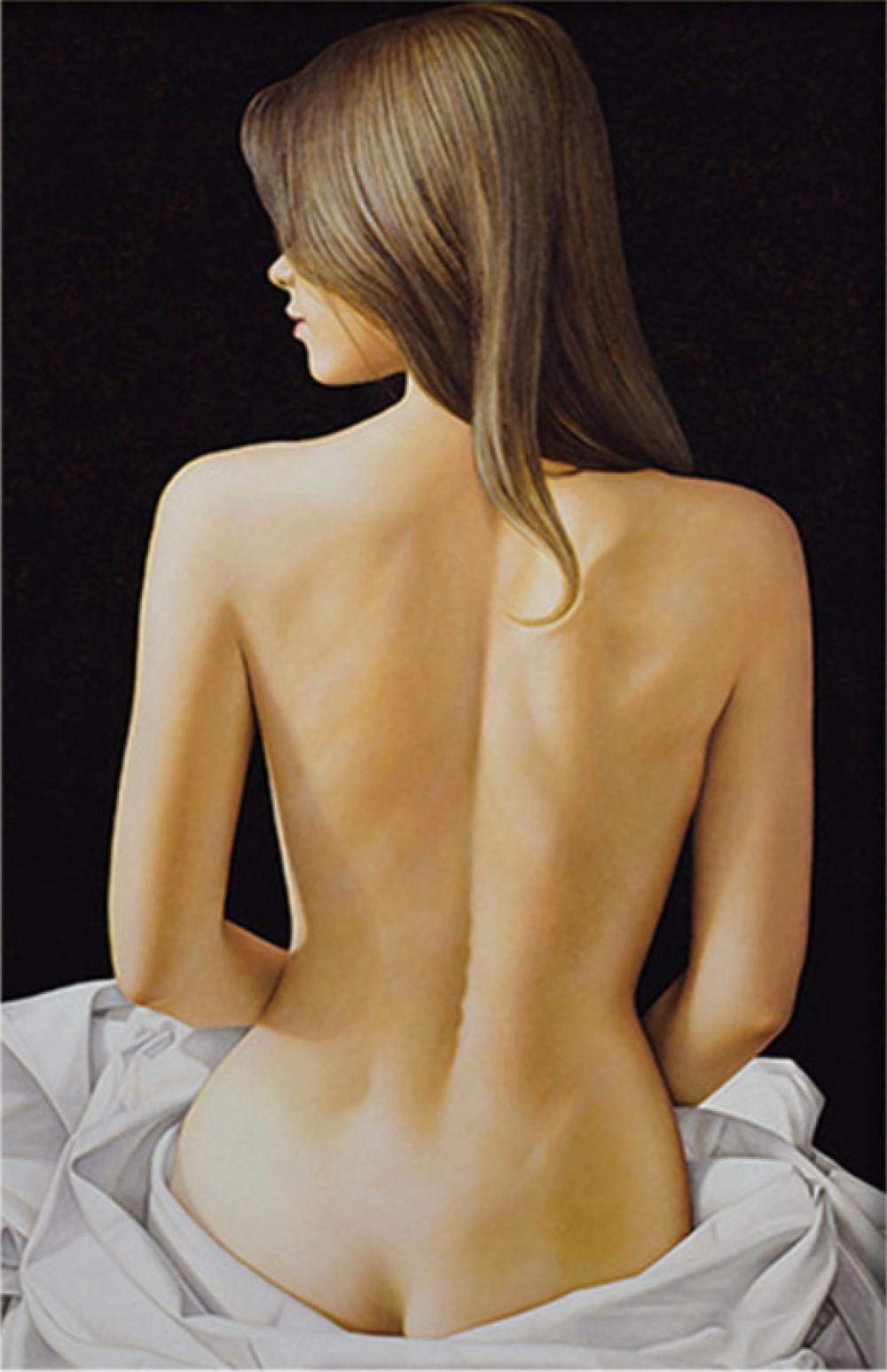 Peinture par numéro portrait nu femme facile pour débutant