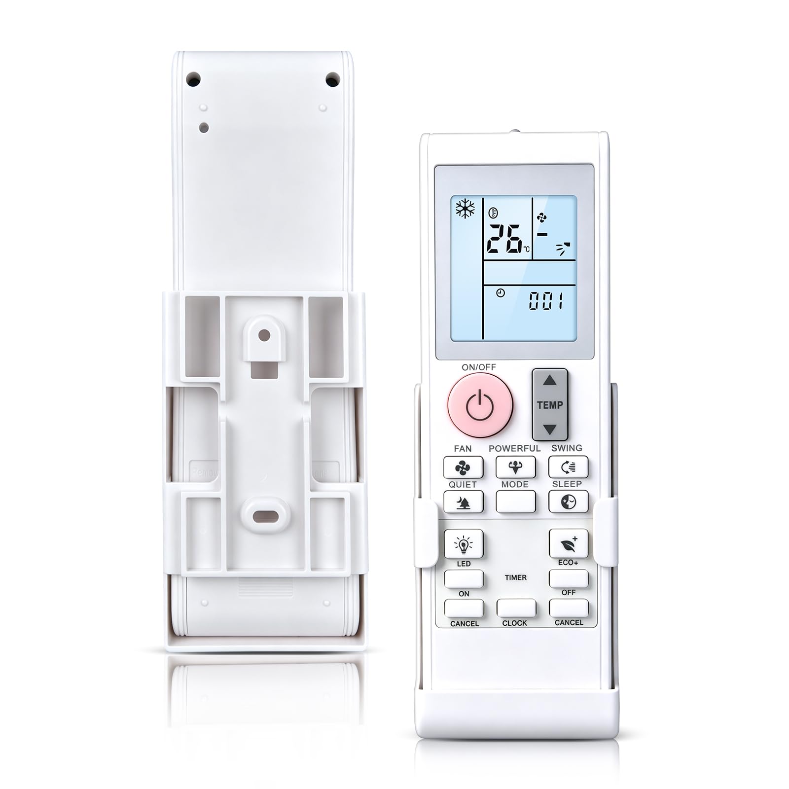 Photo 1 of New Replacement AC Remote Control for Maxwell, ACiQ, DAIKIN, Goodman Mini Split Air Conditioner, Fit for 2MX18AXVJU, RXNG09AXVJU, FTX24AXVJU (Wall Mounting Bracket/Display in Fahrenheit&Celsius)