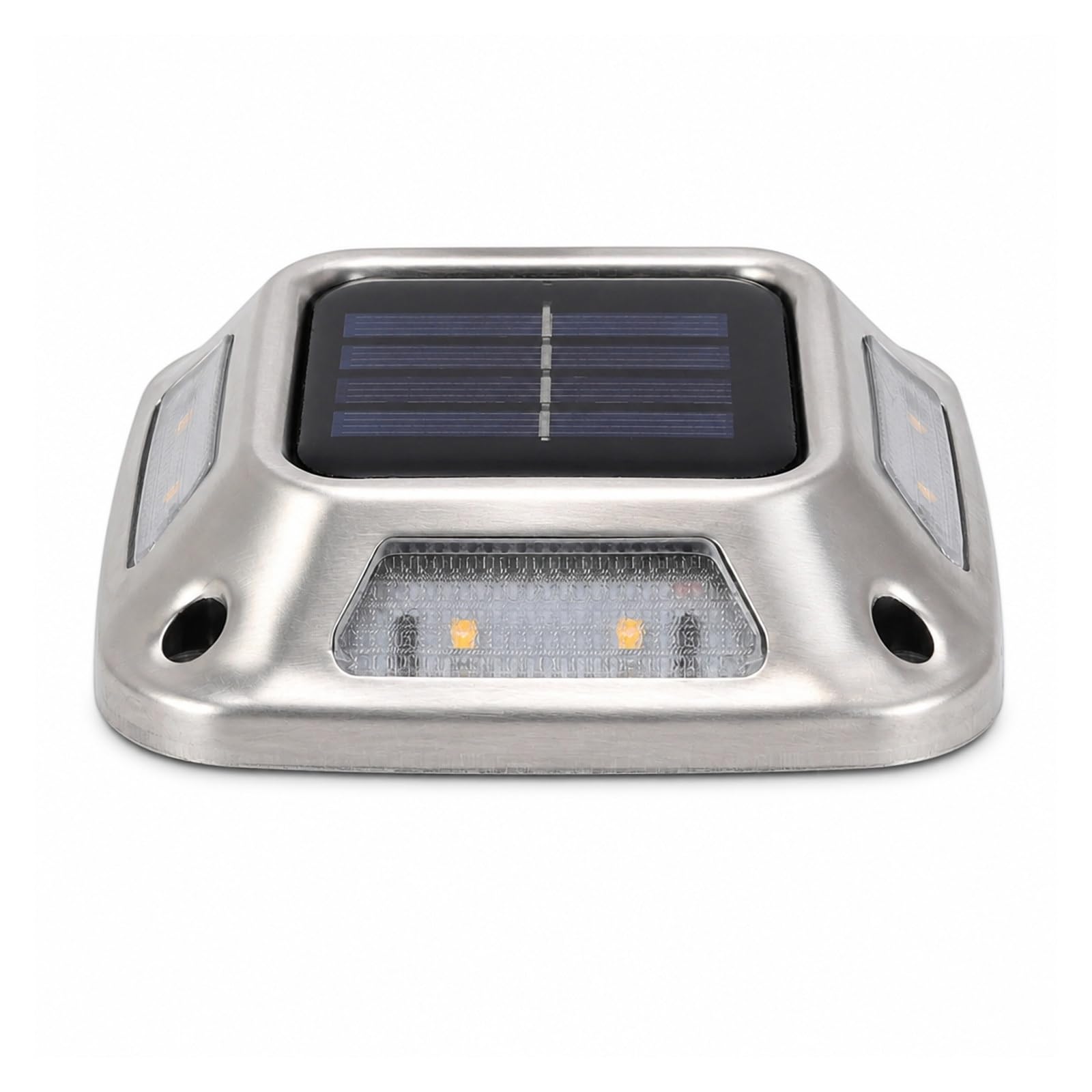 AMRTTWY In Ground Lights, Solar Ground Light 8 LEDs Warm Lights