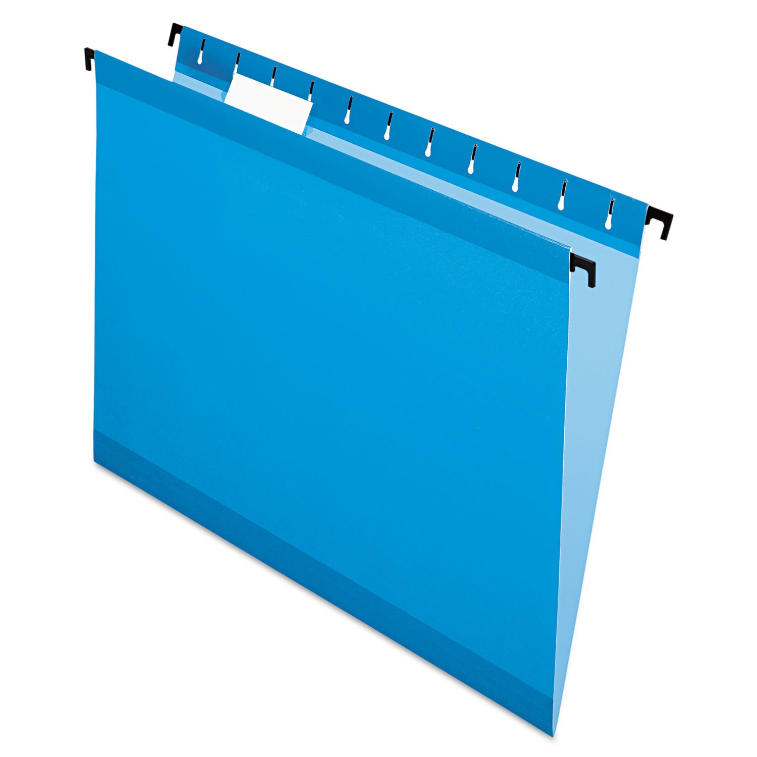 Pendaflex SureHook 615215BLU Poly Laminate Hanging Folders, Letter, 1/5 Cut, Blue, 20/Box (PFX615215BLU)