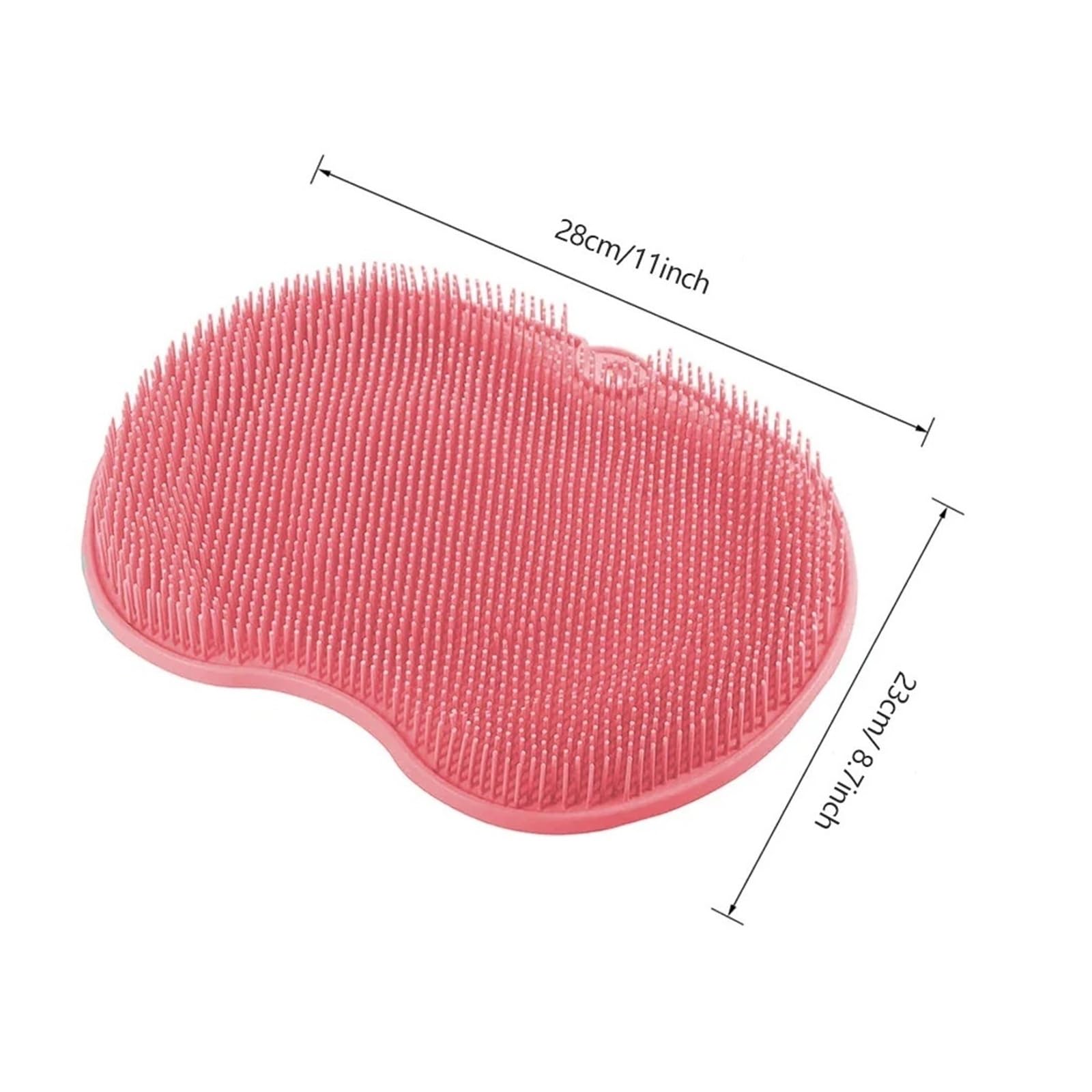 Cepillo de silicona para pies de ducha con ventosas exfoliante (1 unidad)