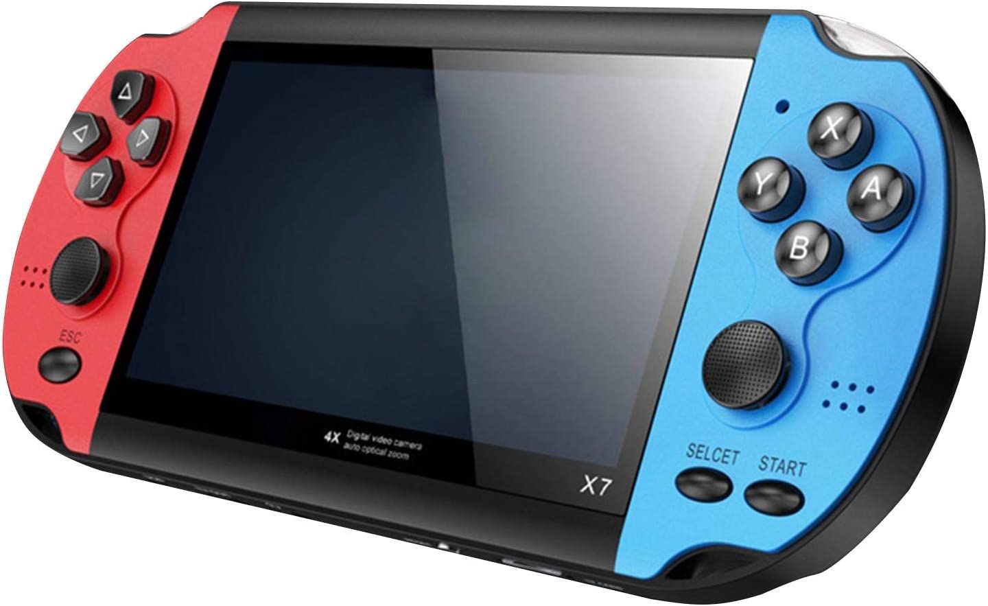 Giochi Portatili da 4,3 Pollici - Videogioco Arcade Portatile Giochi Classici Integrati | Dispositivo di Gioco Emulatore Portatile Ricaricabile da 8 GB, Regalo di Natale per Bambini