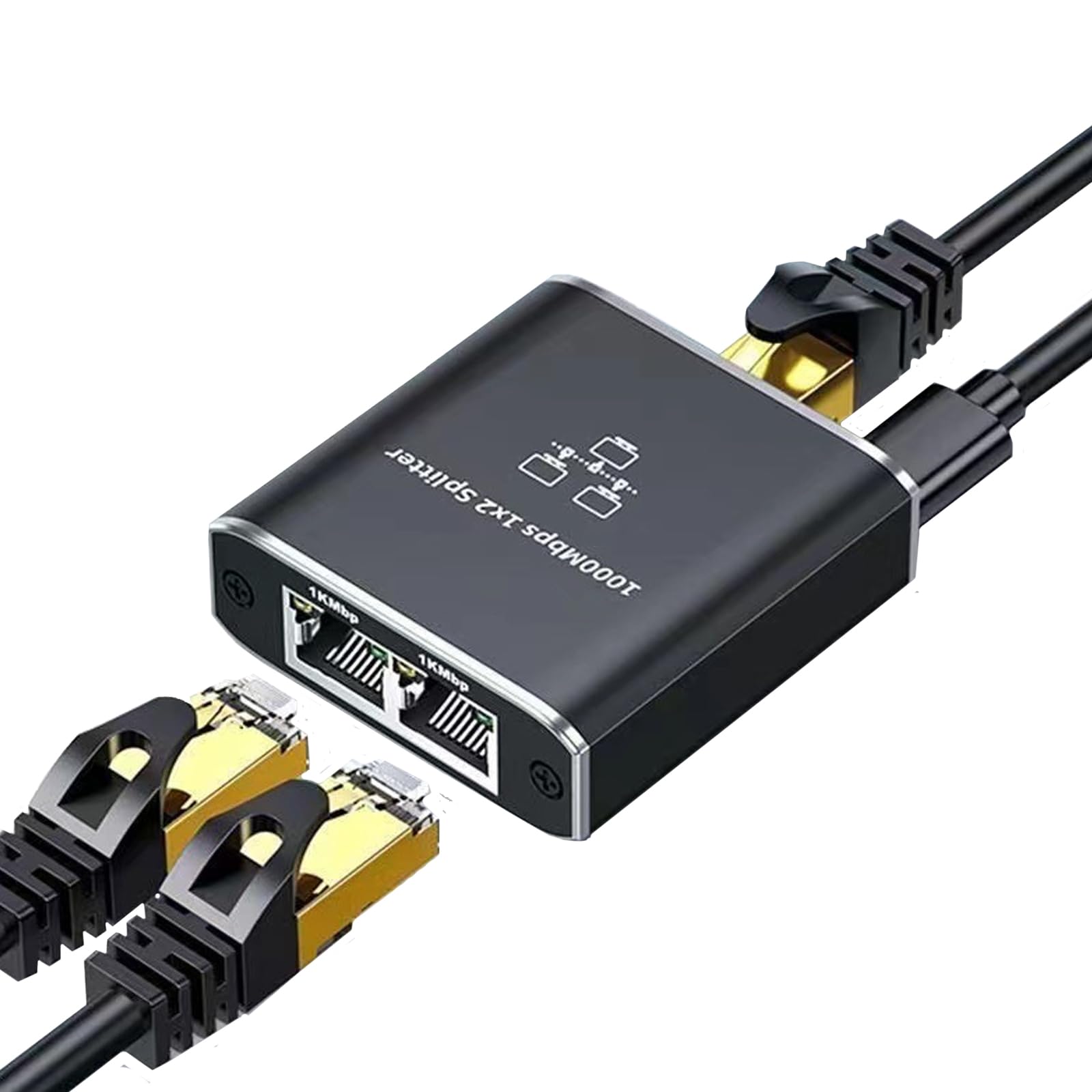 Amazon.co.jp: ALLVD LAN 分配器 1入力2出力 LAN ハブ RJ45 高速