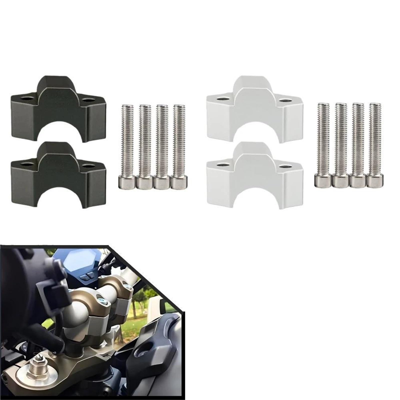 Elevadores de manillar Para MT-09 FZ-09 2013-2020