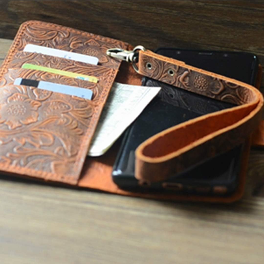 handmade Genuine Leather Letter pattern case for Samsung Galaxy S23 S22 S20 S20 Plus Ultra 5g