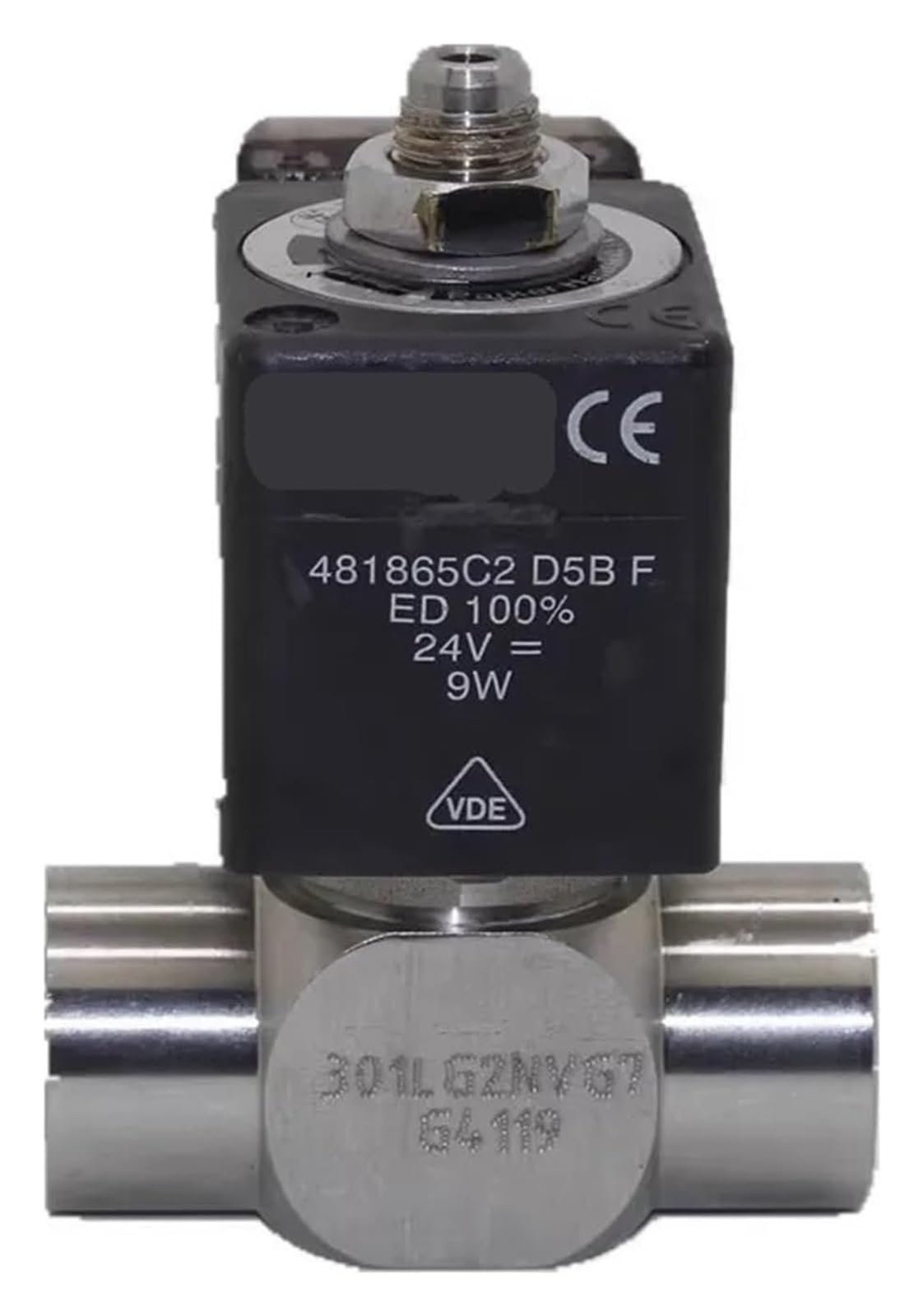 Électrovanne en acier inoxydable 316L 301LG2NVG7 vanne électrique pour régulation de fluide