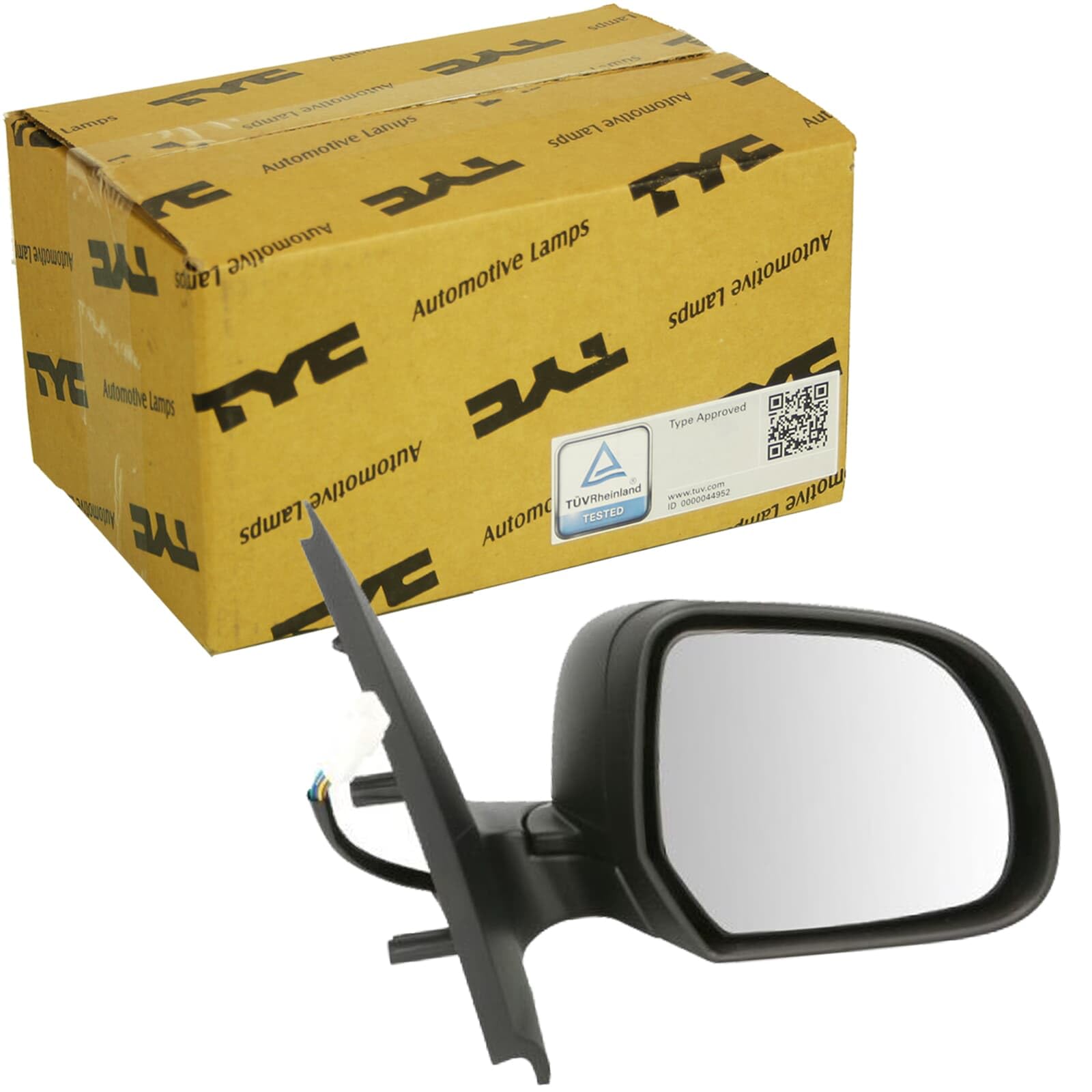 TYC para ajuste elect. espejo, convexo, calefactable, con sensor de temperatura derecha