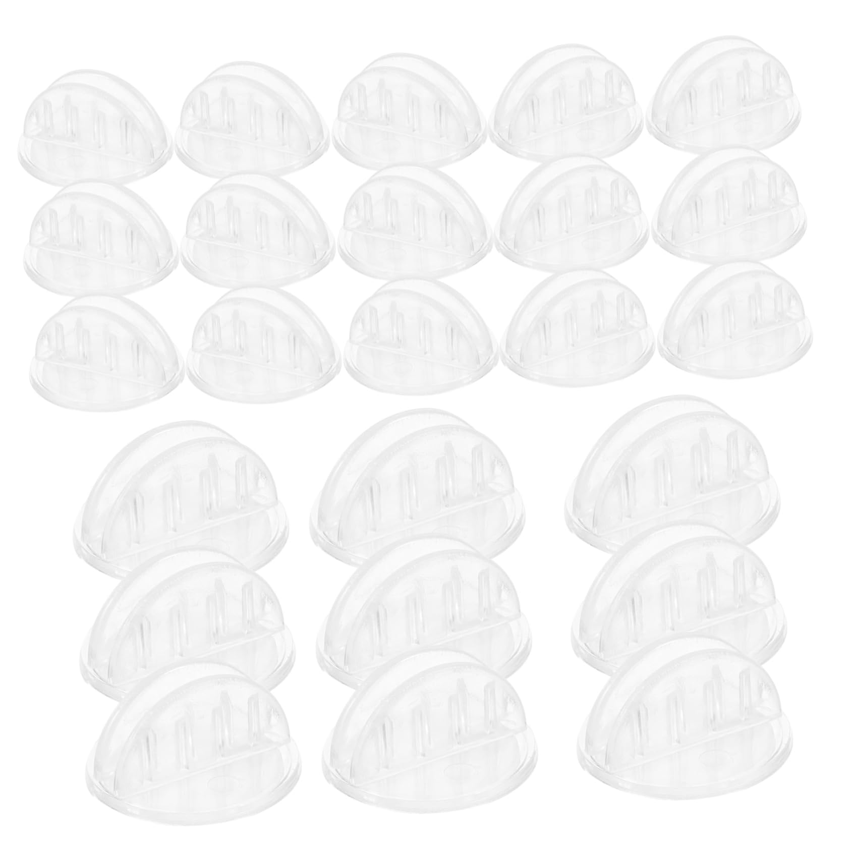 PRETYZOOM Section Label Sign Holder Store 100pcs Plastic Card Holder Adhesive Memo Clip for Tag Easy Install Sign St