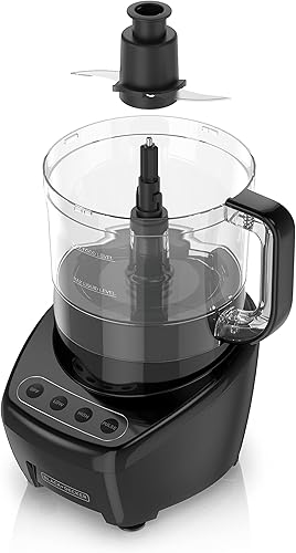 Miniatura 8 de BLACK+DECKER Procesador de alimentos 3 en 1 de fácil montaje de 8 tazas, color negro