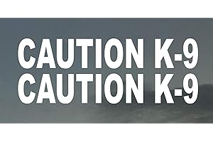 Caution K9 Decals - Protecting Your Furry Friend with a Clear Warning