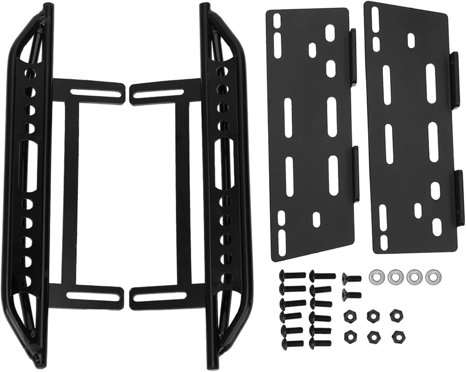1/10 RC Crawler Side Pedal Sliders Metal Side Step Board Footboard Pedal Plate for SCX10 II 90046
