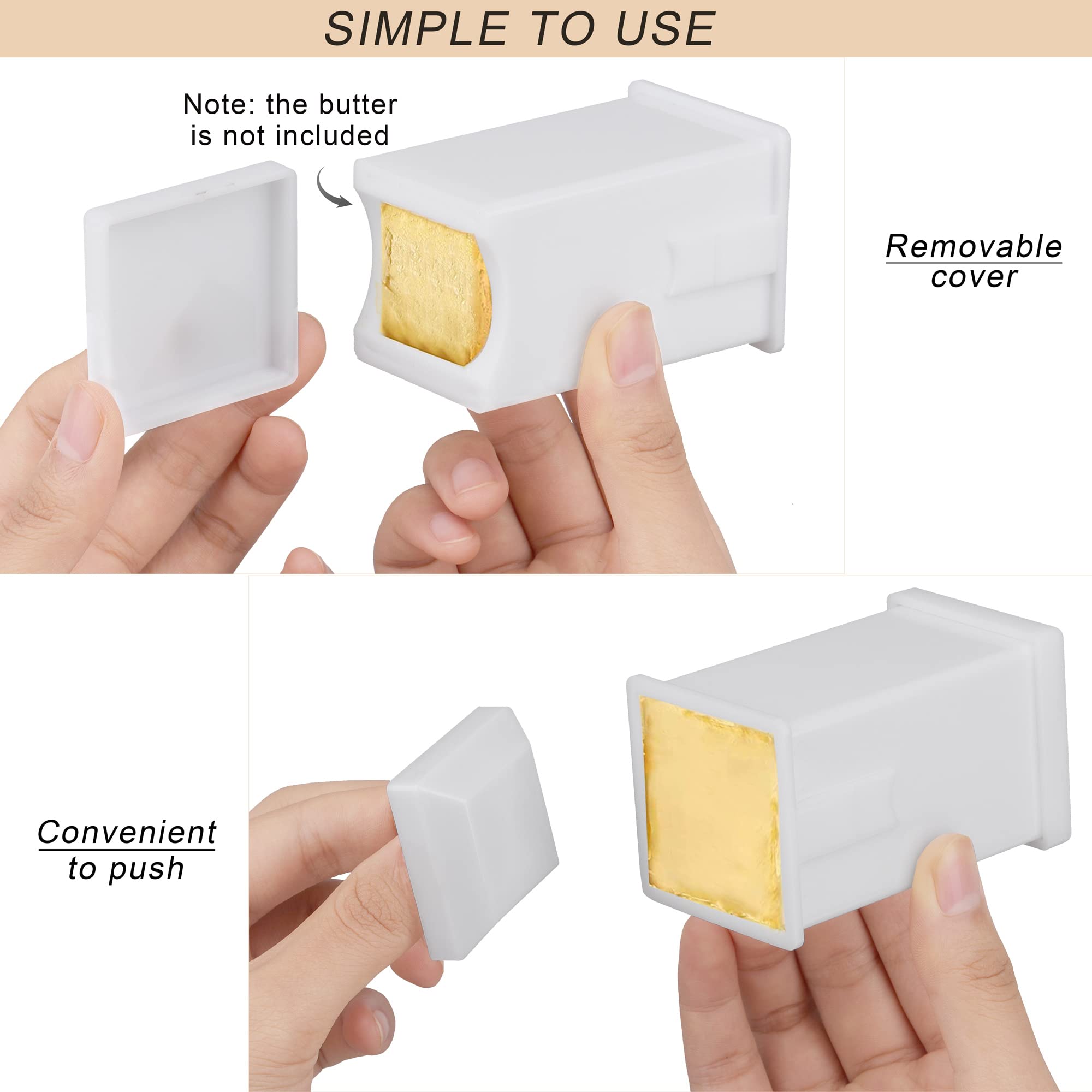 Aodaer Corn-Shaped Butter Spreader With Lid – Easy Dispenser For Toast, Pancakes & Corn
