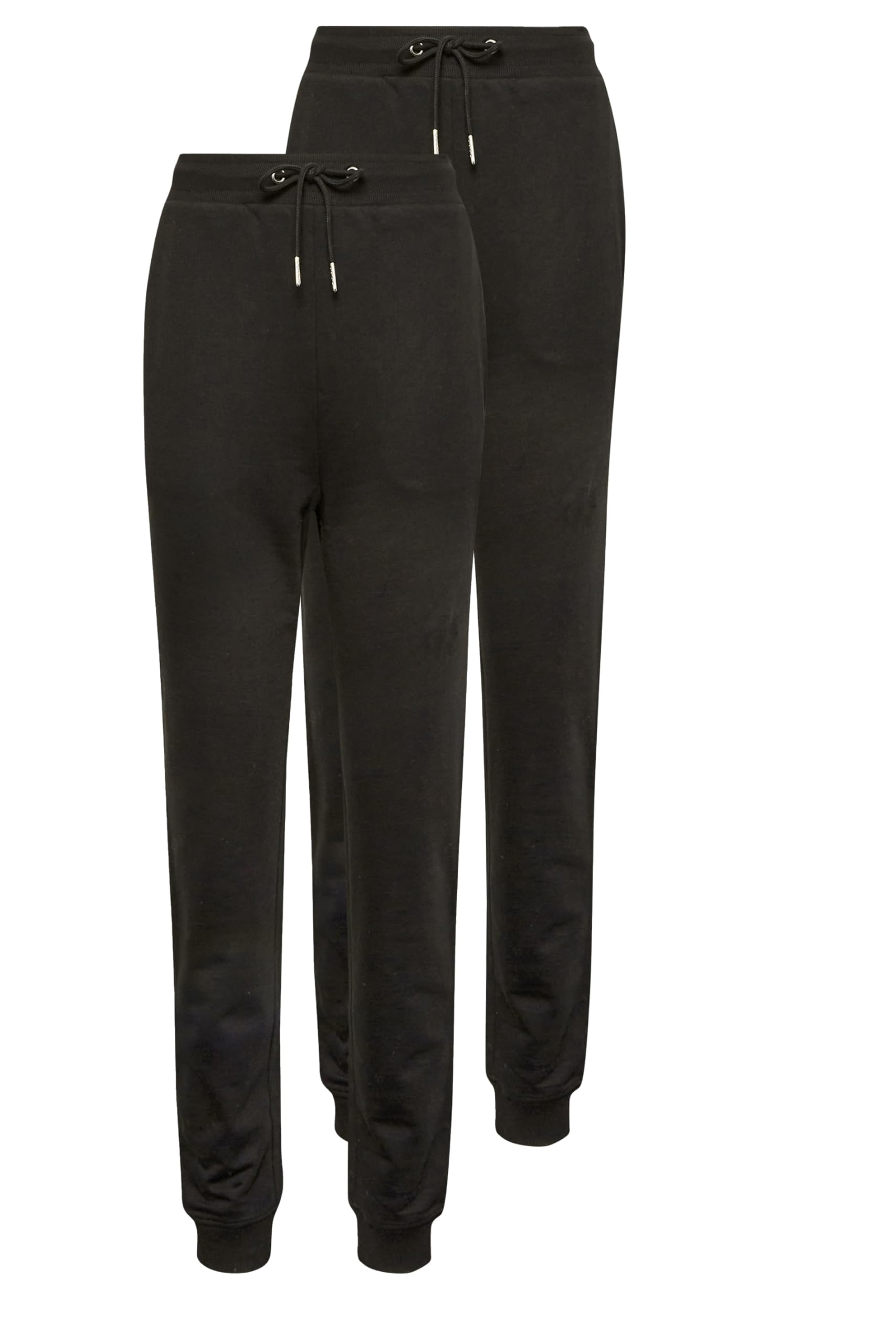 Long Tall Sally - LTS Tall 2 Pack Basic Joggers - Women's Black