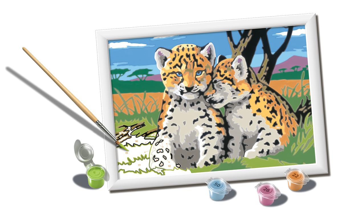 Safari Friends Paint by Numbers Kit for Kids - 20262 - Painting Arts and Crafts for Ages 9 and Up