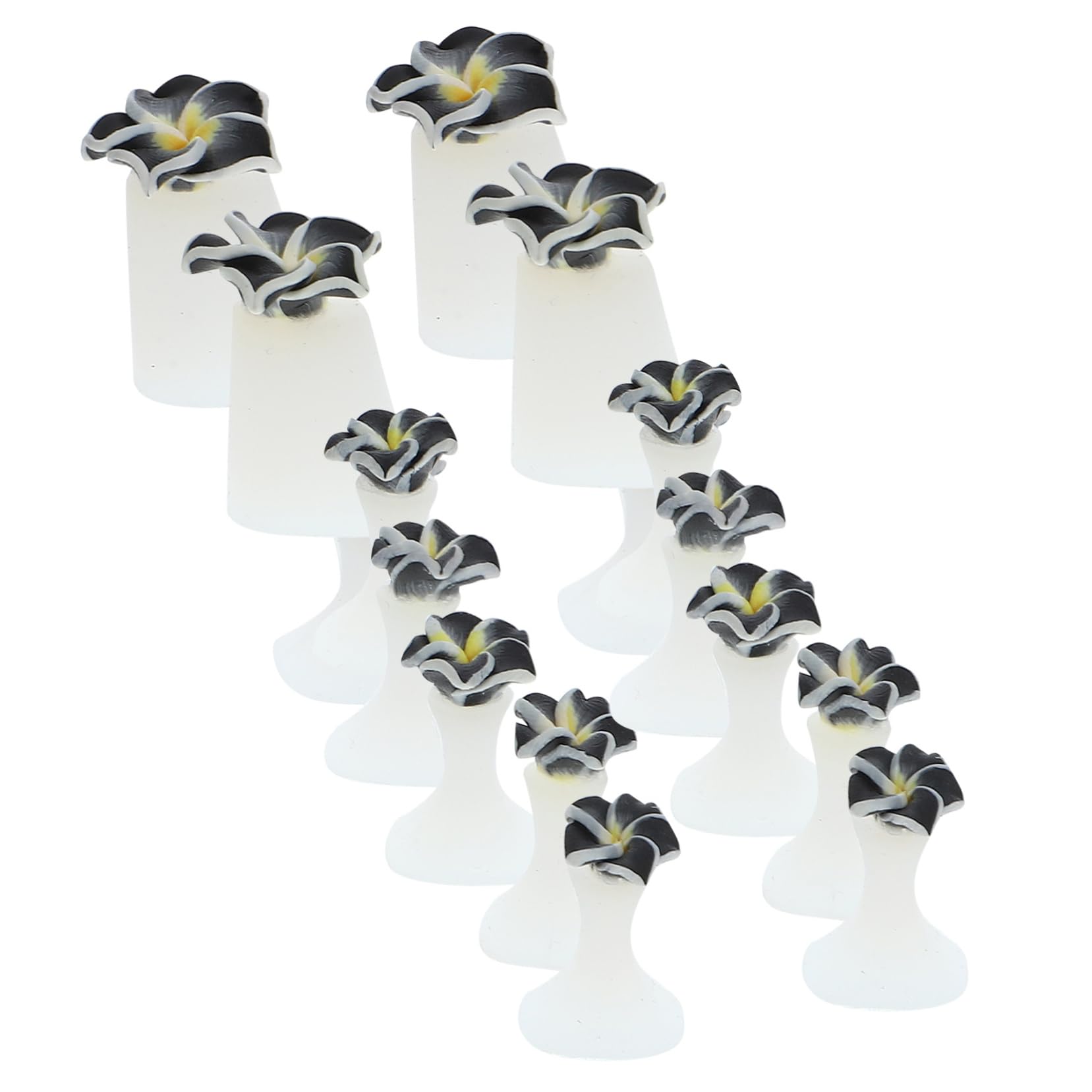 TOVINANNA 3Sets Silicone Pedicure Toe Separators Nail Art Spacers for Women Flexible Easy to Clean for Nail Care Manicure for Personal Salon Use