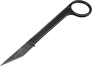 HUAAO 5.5in Fixed Blade Knife with 440C Stainless Steel Blade, Tactical Knife Karambit Knife for Hunting Camping Survival Outdoor, Utility Knife with K Sheath - HUAAO