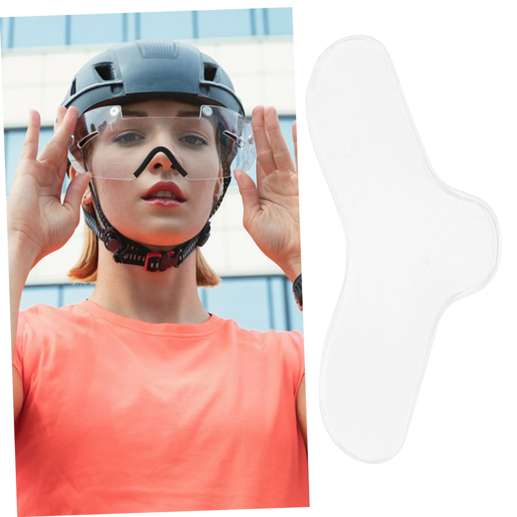 BESPORTBLE 20pièces Coussinets Nasaux Ajustables Pour Lunettes De Cyclisme Et Confort Pour Pont Nasal Amortisseurs De Pression Pour Lunettes De Vélo