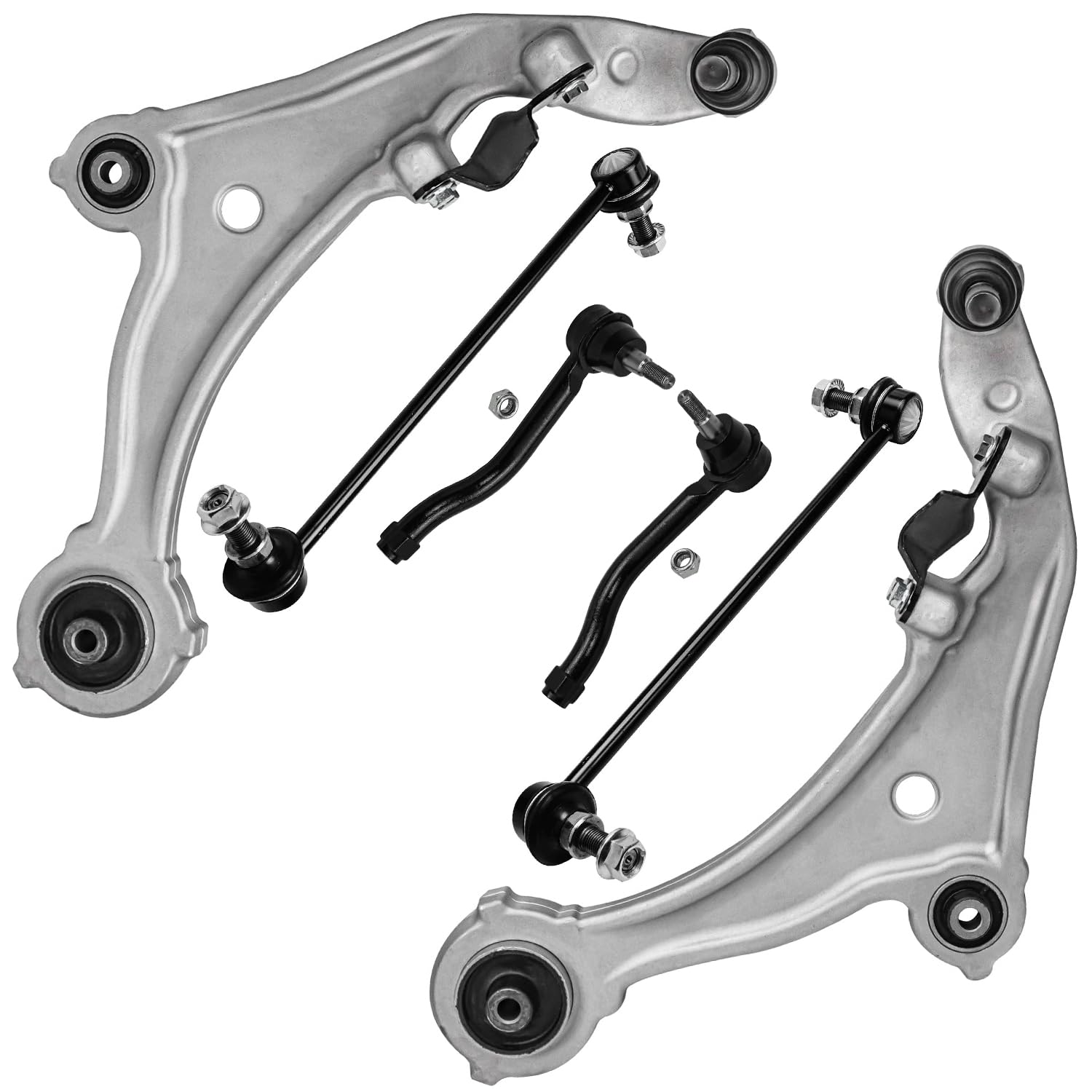 Detroit Axle - 6pc Front End Control Arms Kit for 09-12 Nissan Murano, 2