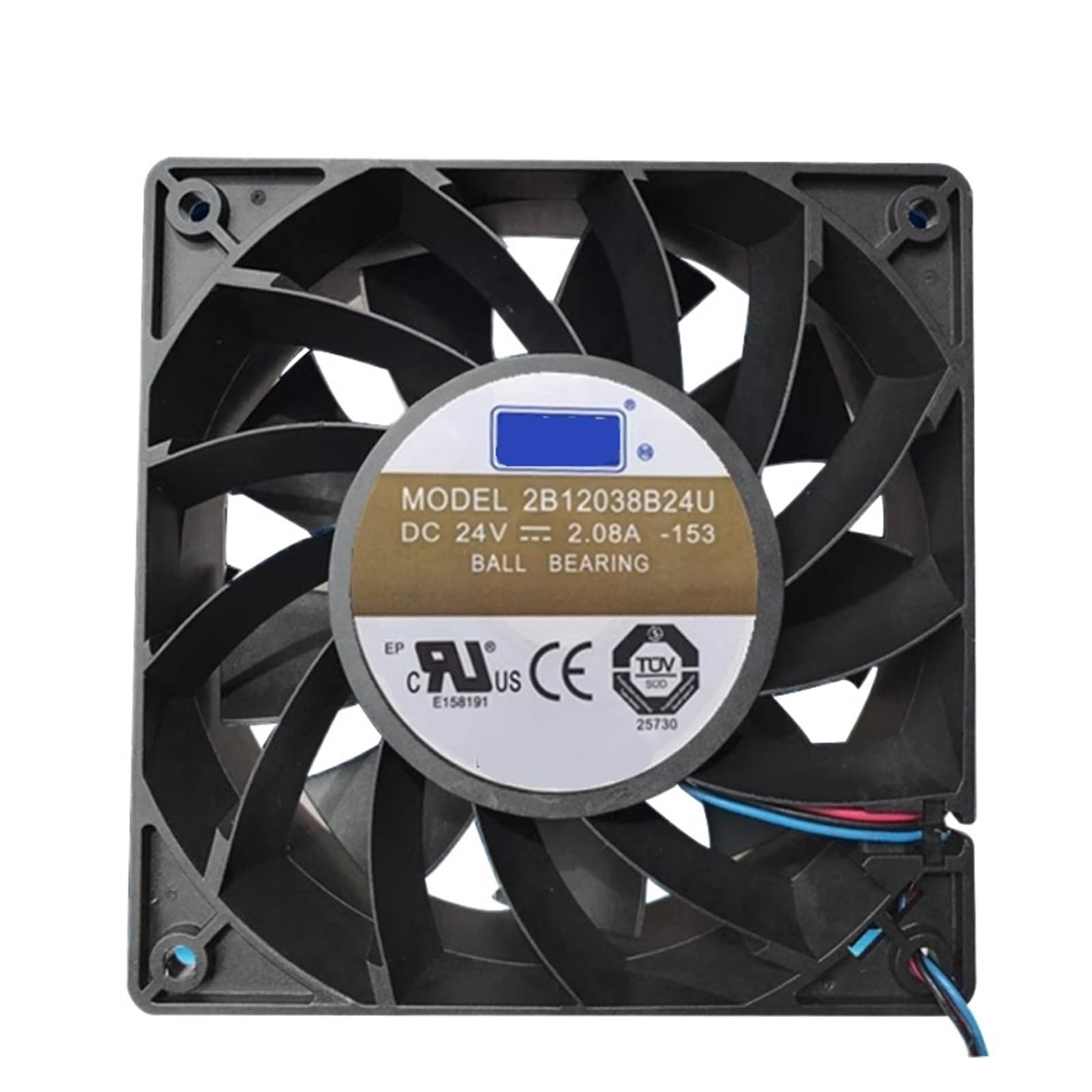 GJEXXPTST 2B12038B24U DC 24V 2.08A 120x120x38mm 4-Wire Cooling Fan