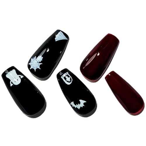 GLAMERMAID Uñas a presión de Halloween 5