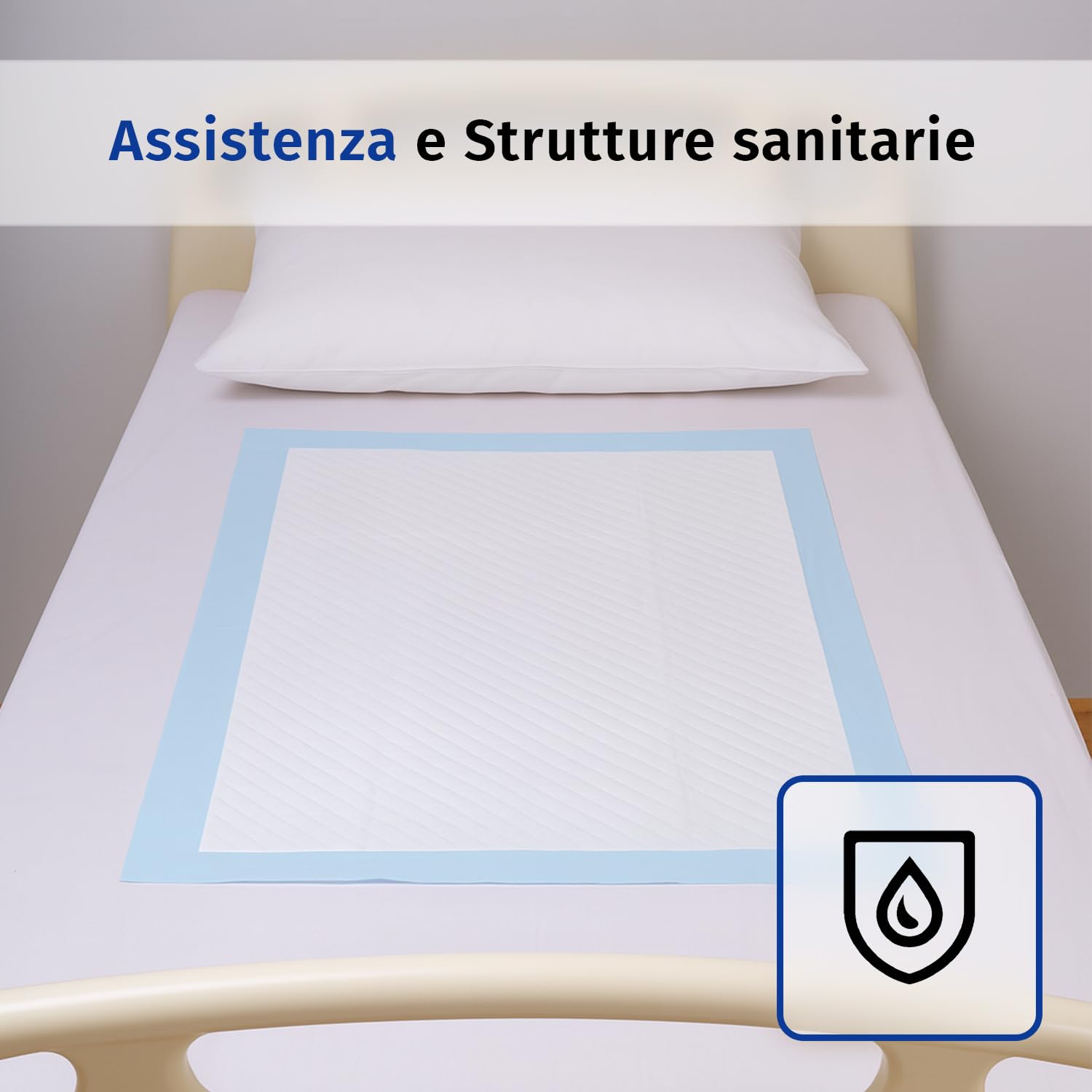 Sofex Traversine Assorbenti Usa e Getta 40×60 cm, 50 Pezzi – 5 Strati, Impermeabili e ad Alta Assorbenza, Protezione per Letto e Assistenza in Caso di Incontinenza