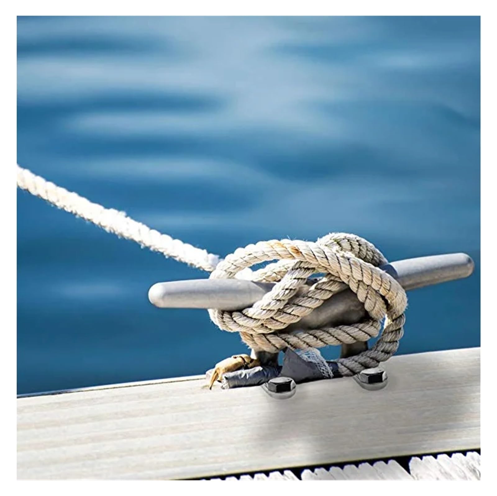 Bitta per Pontile Bitta a Base Cava for Barche in Acciaio Inossidabile Resistente, 1 Pezzo, Altezza 5" con Finitura a Specchio, Bitte a Base Marina for Accessori for Yacht