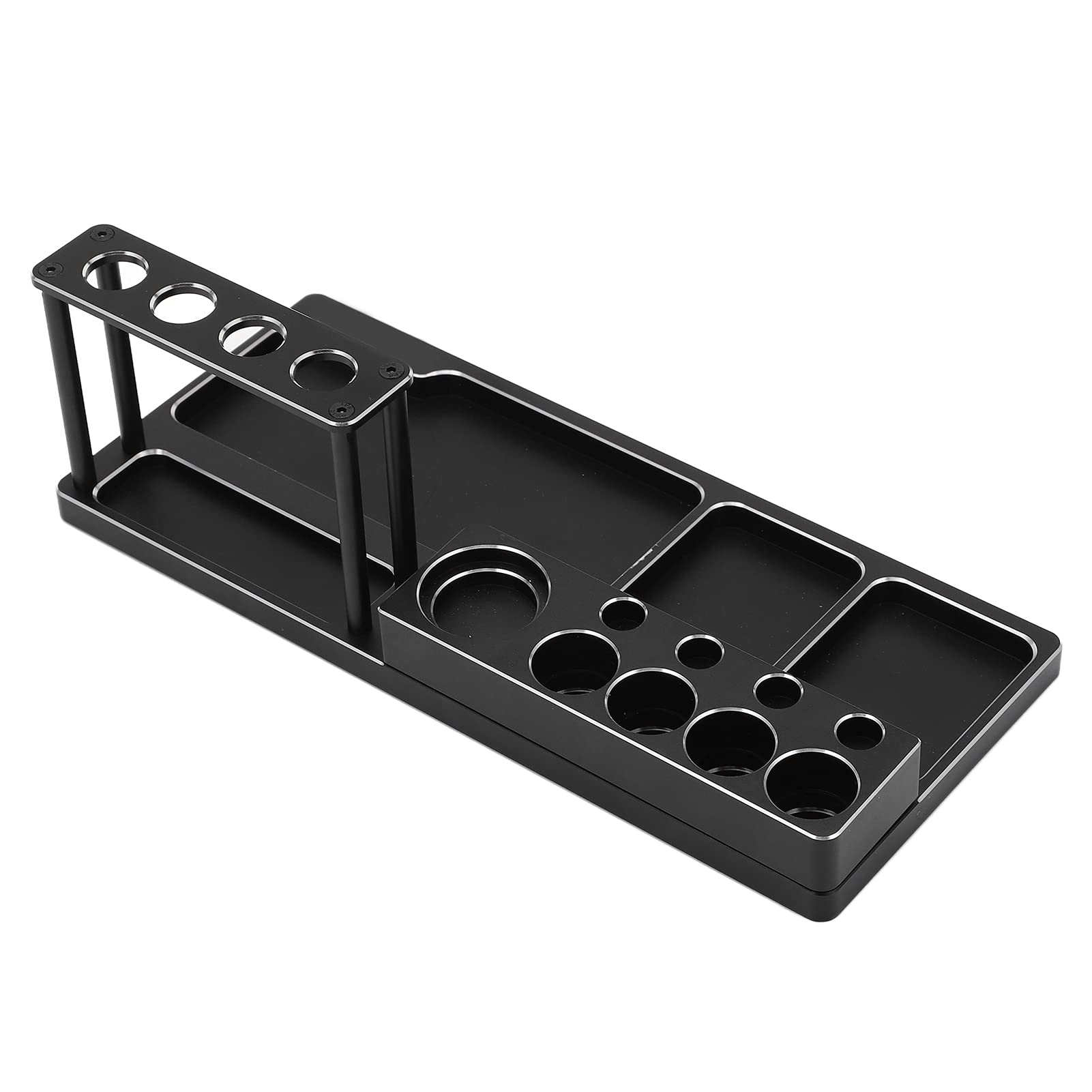Soporte organizador multifuncional universal para herramientas de coches RC, ideal para la reparación de piezas de coches de control remoto.