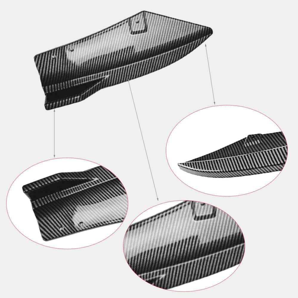 Dyfuzor tylnego zderzaka samochodowego, osłona bocznego zderzaka, osłona Canard, kompatybilny z BMW X3 G01 LCI M Sport, wykończenie o wyglądzie włókna węglowego