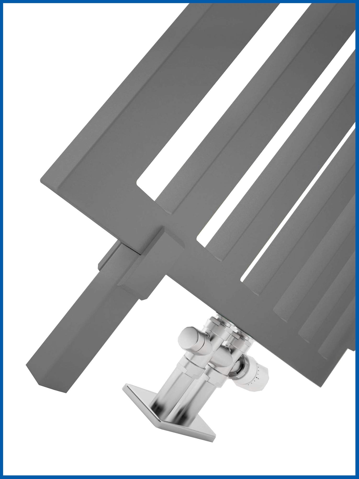 Jumbo Multiblock Set Thermostat Ventil mit Anschlussmöglichkeit für eine Heizpatrone (Hahn Links)