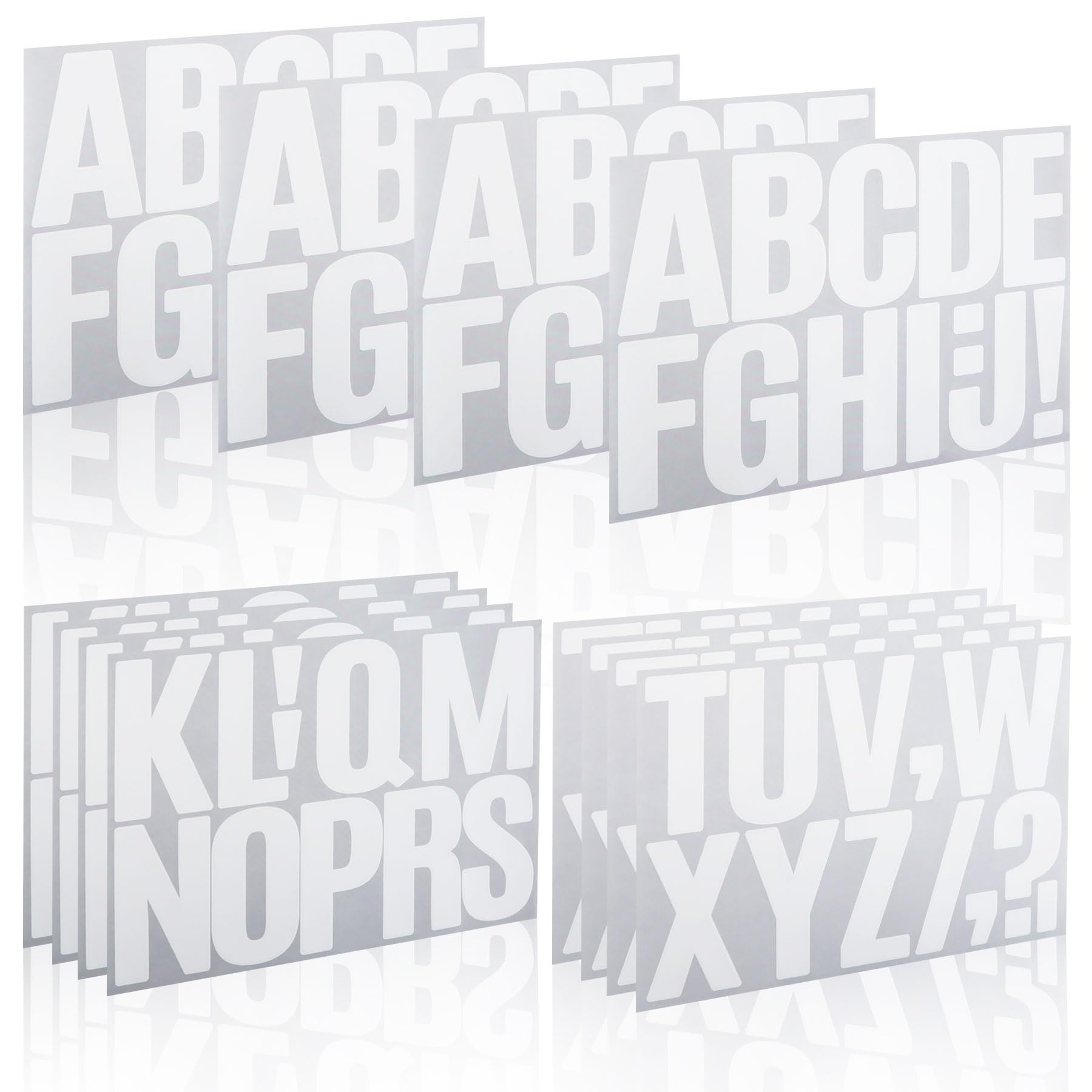 Hseonmauyi 3 Inch Large Stick on Letter Stickers, Self Adhesive Alphabet